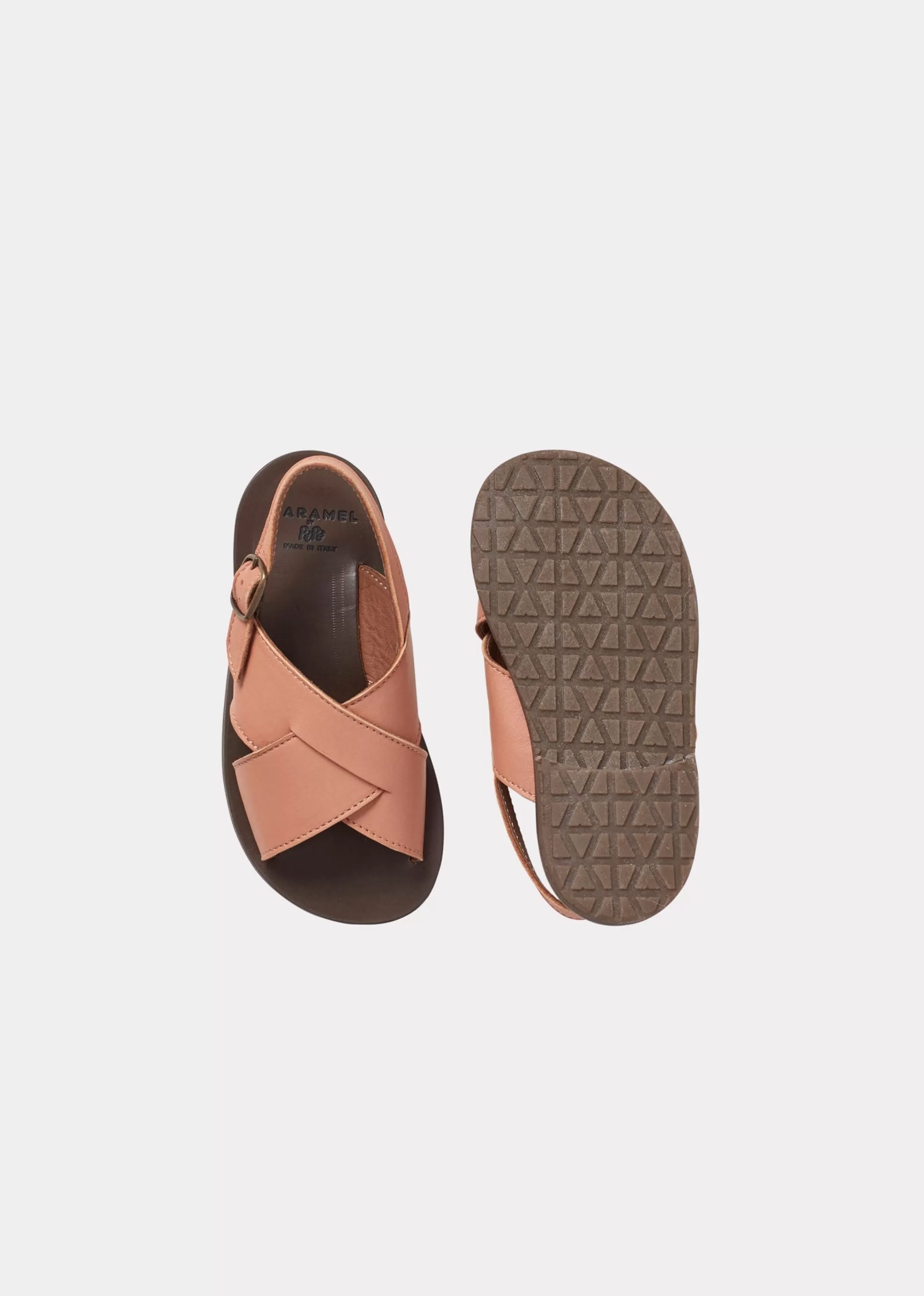 Shoes-CARAMEL Alena Sandal - Powder Pink