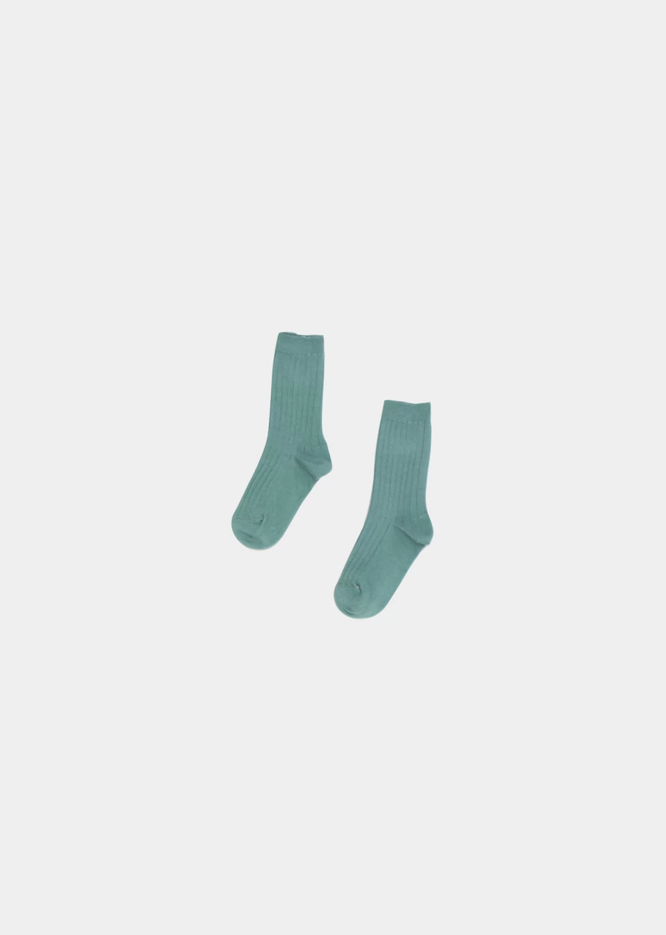 Socks-CARAMEL Ankle Rib Socks Olive