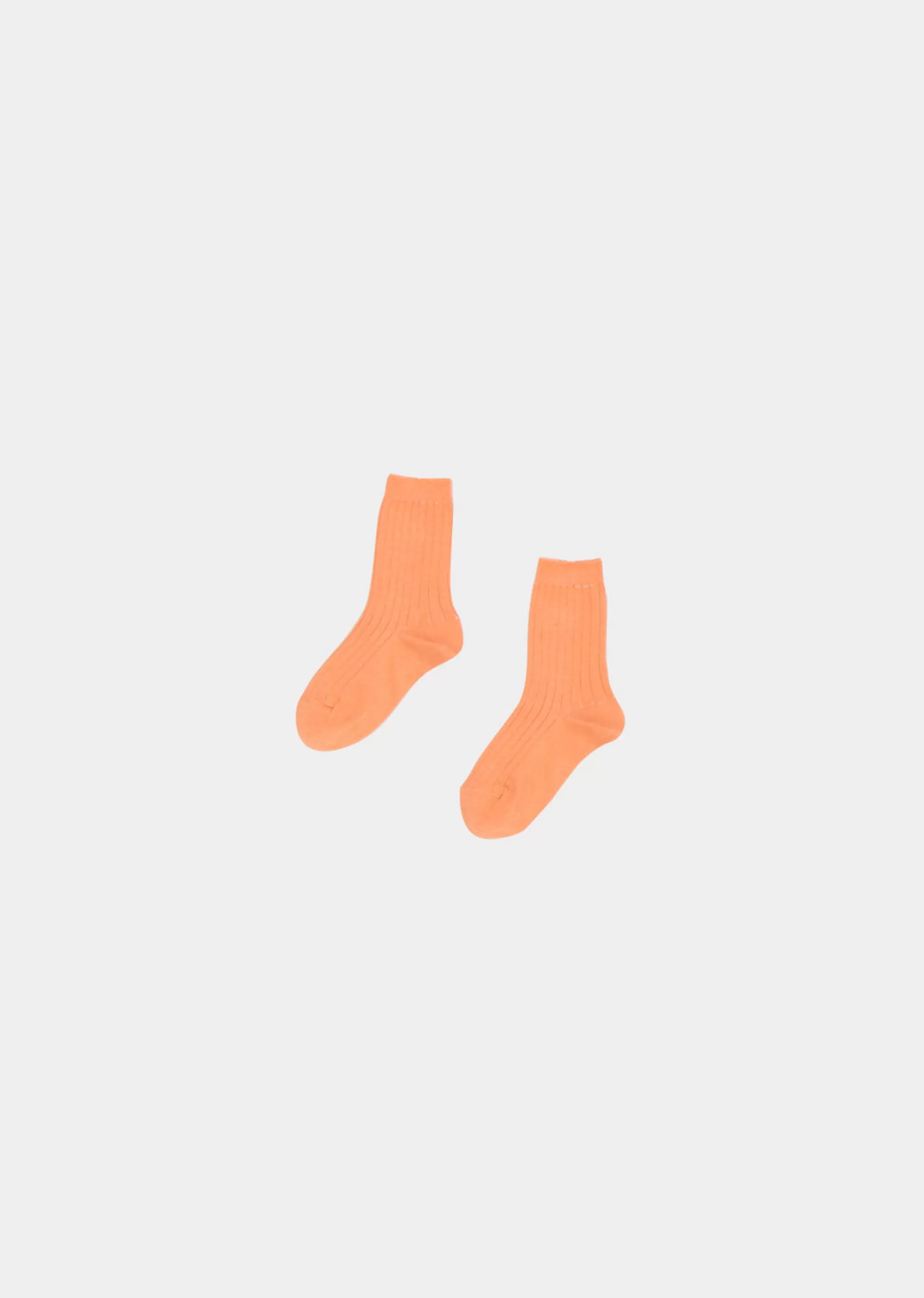 Socks-CARAMEL Ankle Rib Socks Apricot