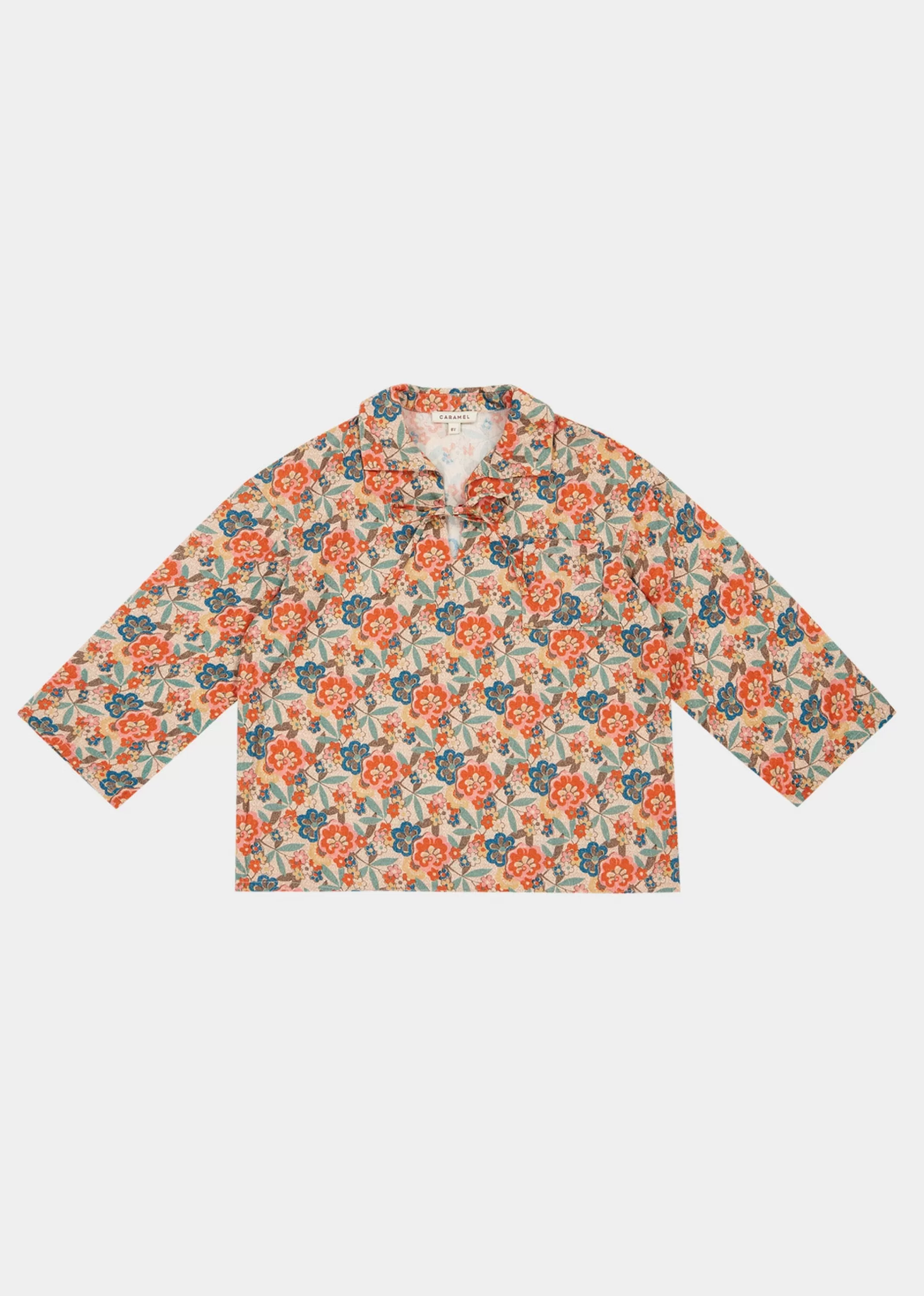 Tops-CARAMEL Artichoke Top Vintage Floral