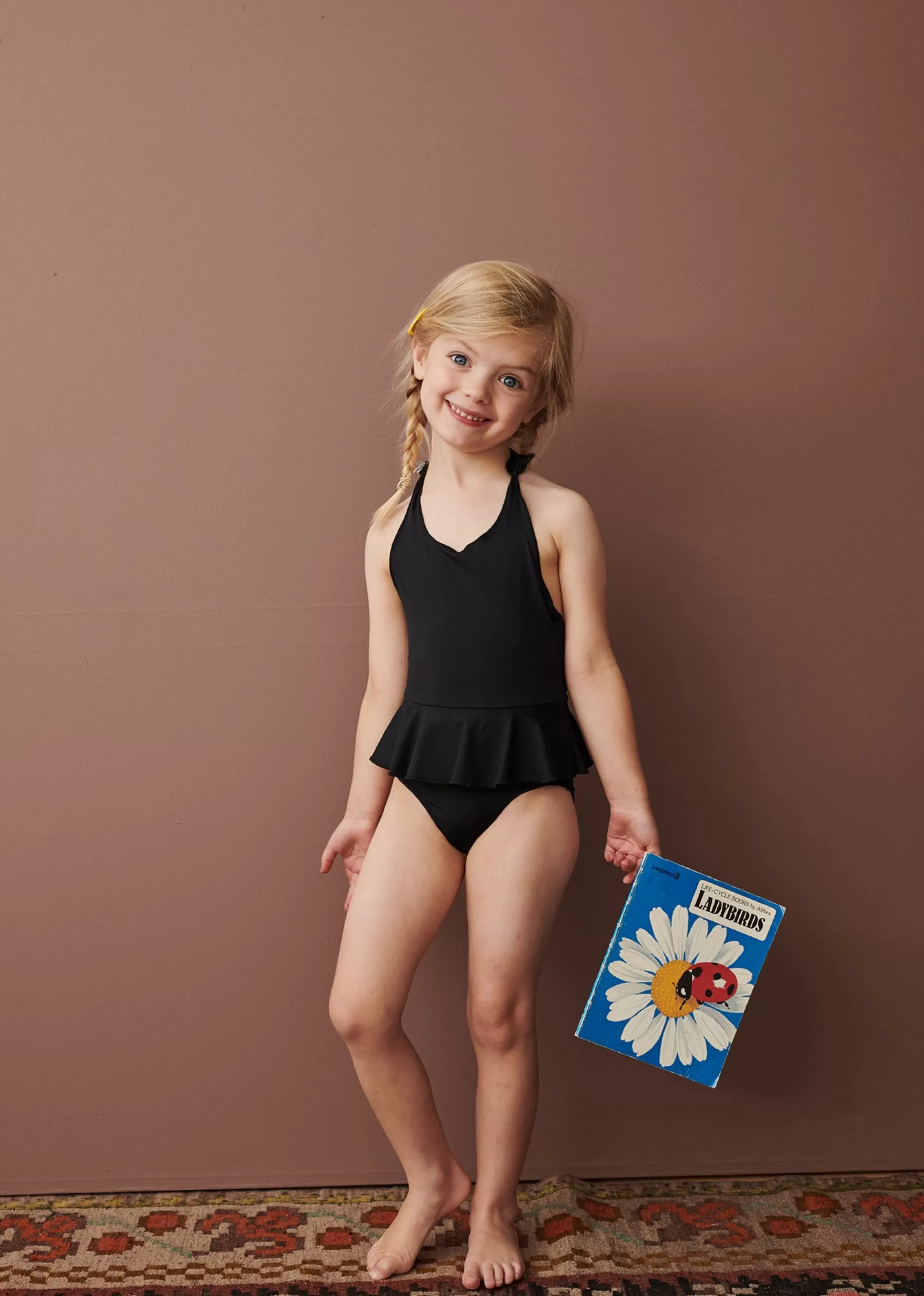 Swimwear-CARAMEL Asparagus Swimsuit Black