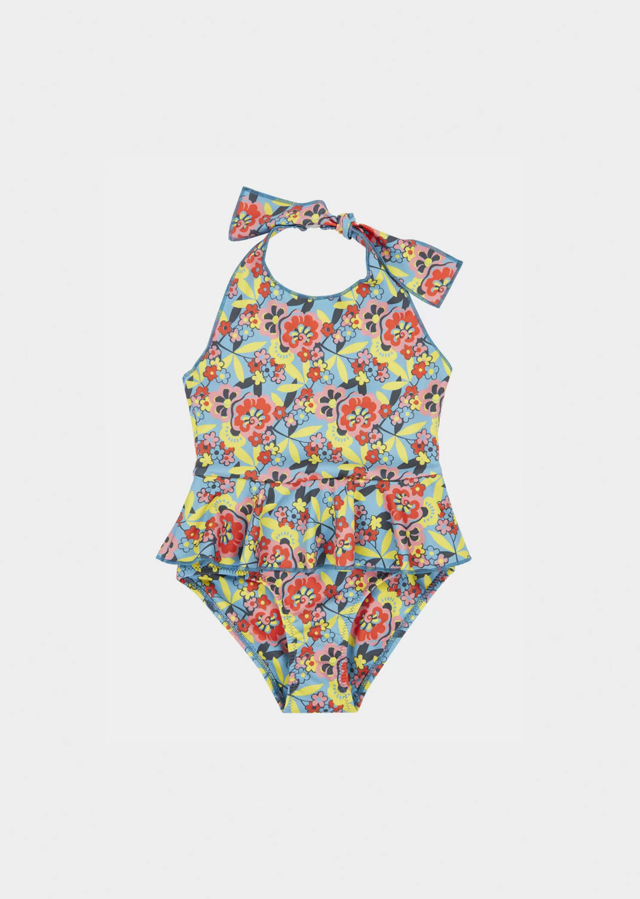 Swimwear-CARAMEL Asparagus Swimsuit Vintage Floral