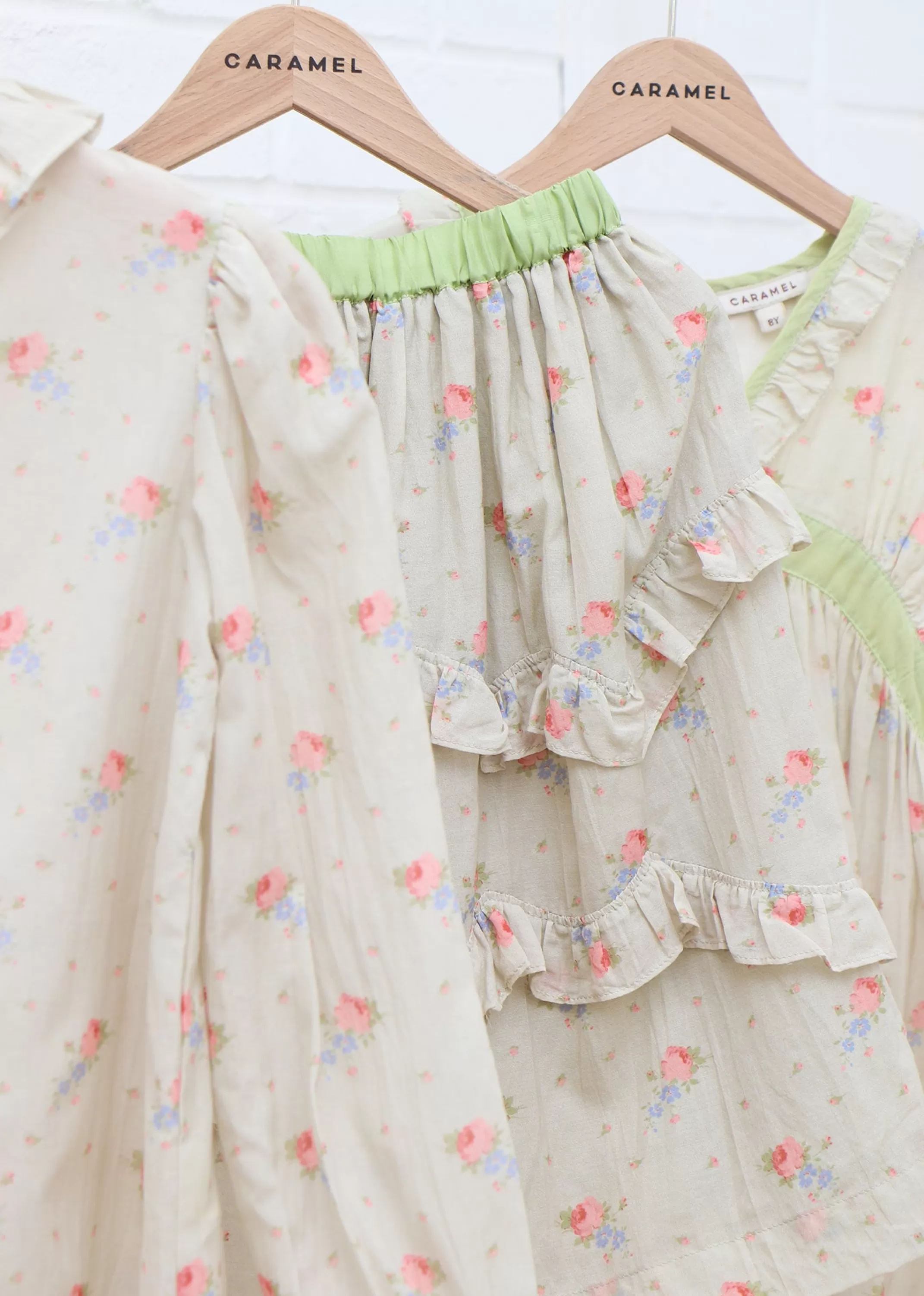 Dresses-CARAMEL Azalea Skirt - Rose Bouquet