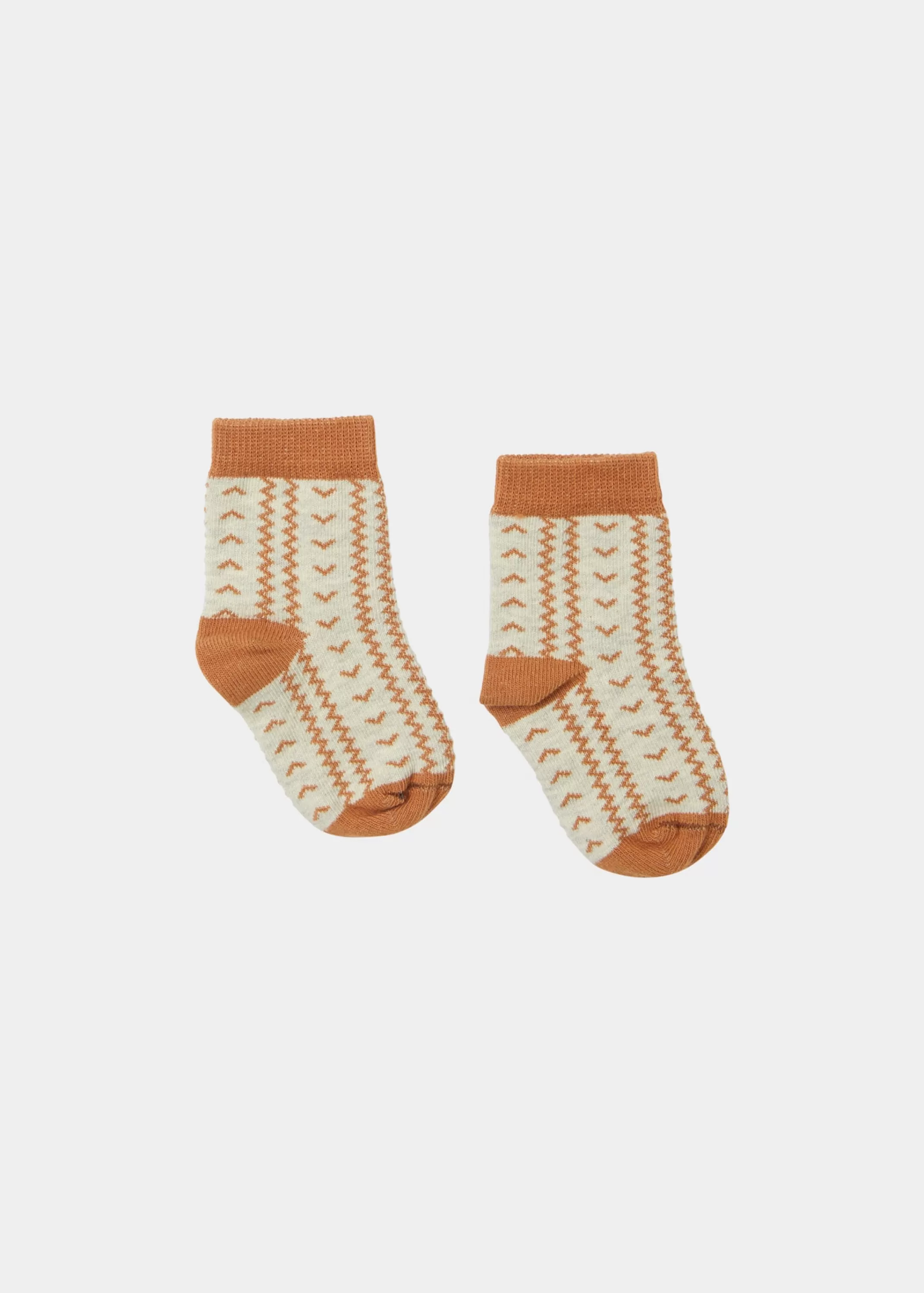 Socks-CARAMEL Baby Rib Socks Mustard