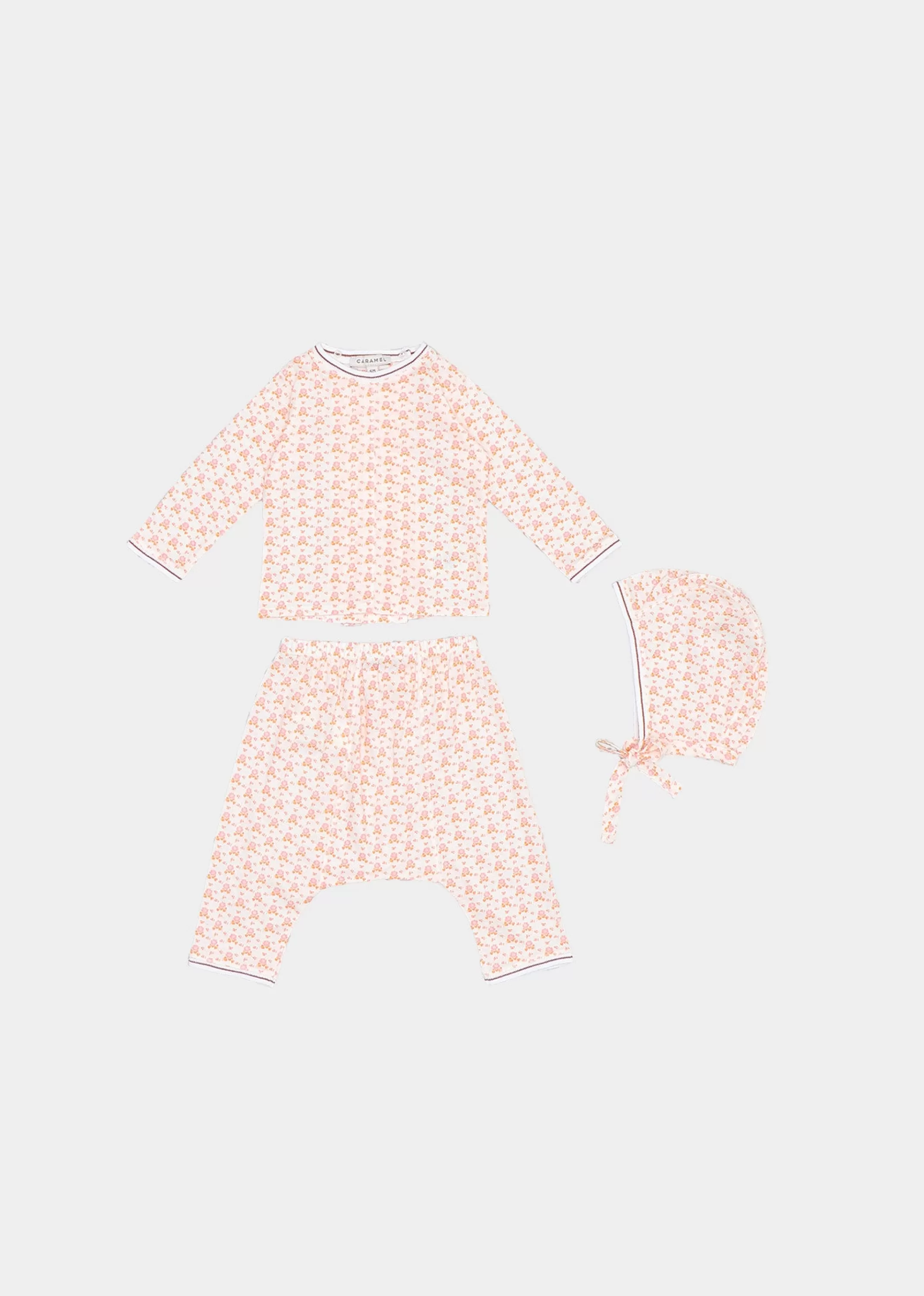 Sets-CARAMEL Barnes Gift Set Pink Polka Floral