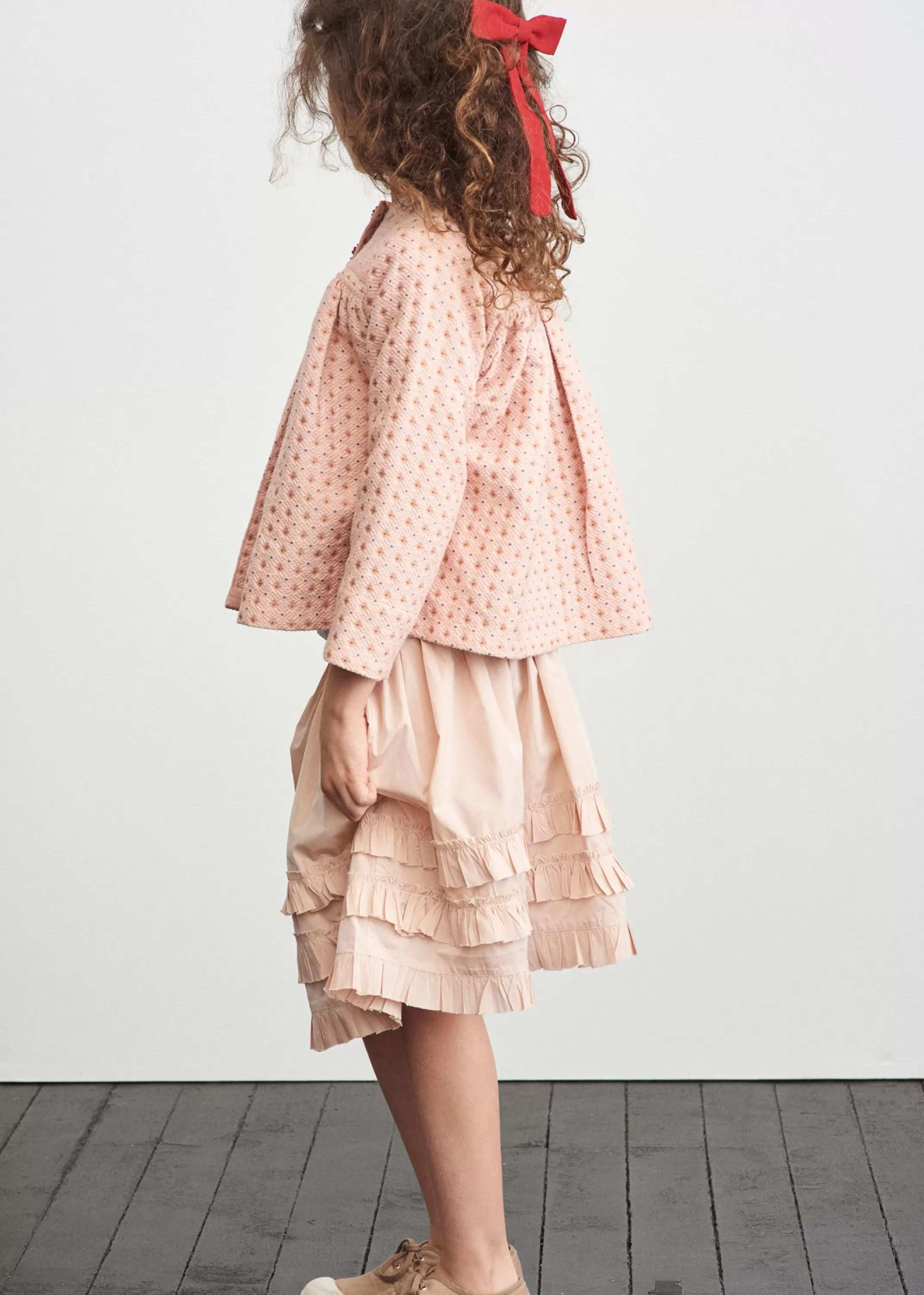 Dresses-CARAMEL Briza Party Skirt Pale Pink