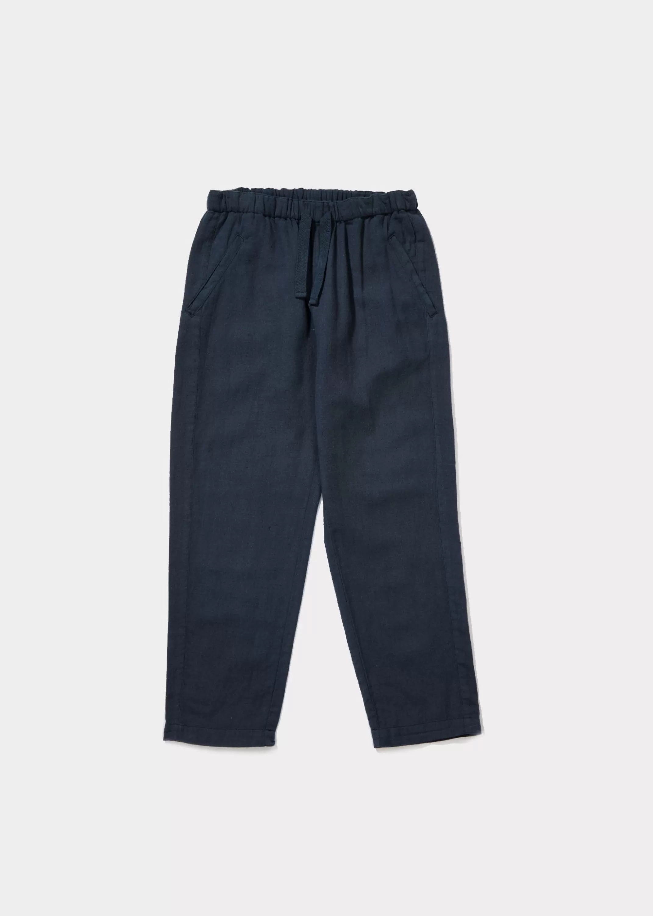 Trousers-CARAMEL Burdock Trouser - Dark Navy