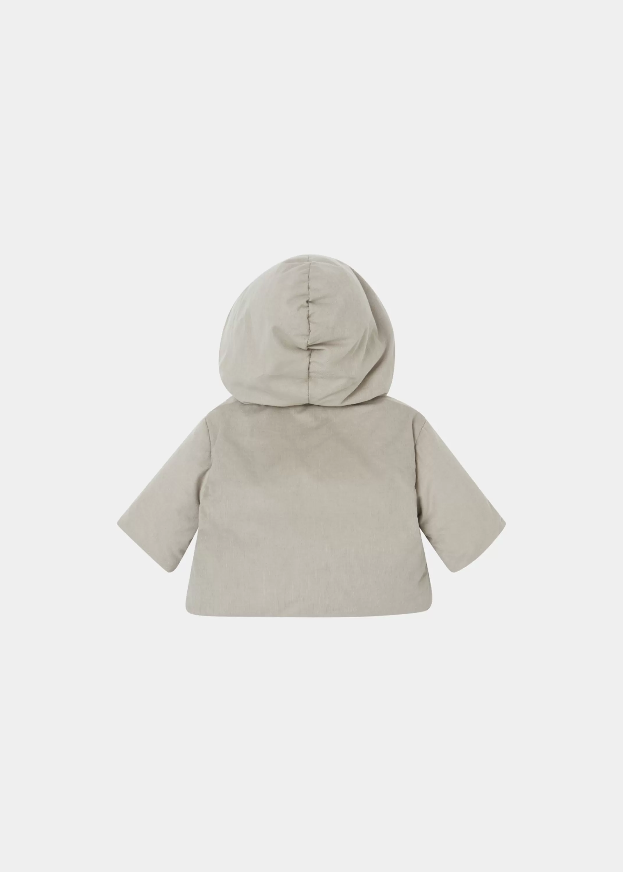 Coats & Jackets-CARAMEL Buxus Baby Gifting Jacket Pebble