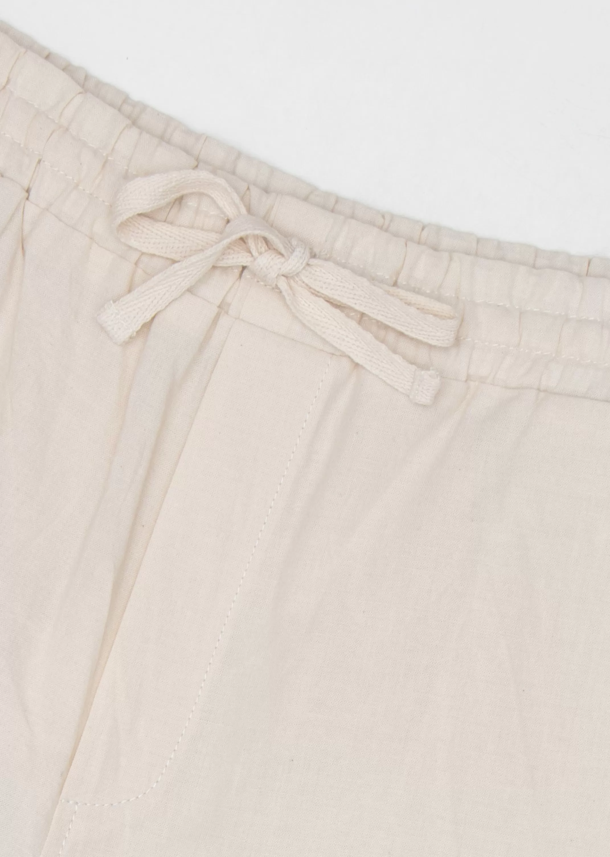 Trousers-CARAMEL Caper Trouser - Off-White