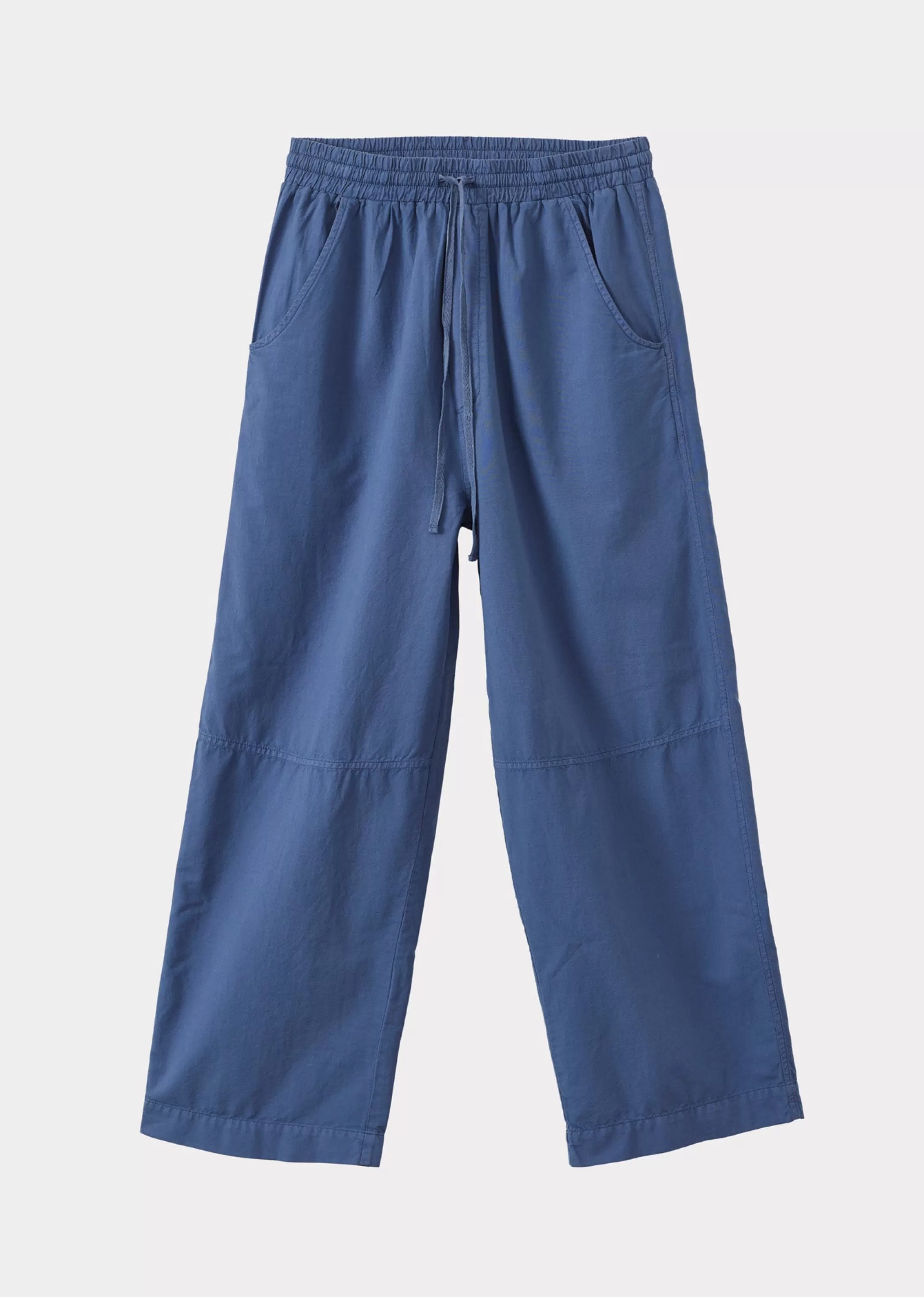 Trousers-CARAMEL Caper Trouser Woman Indigo