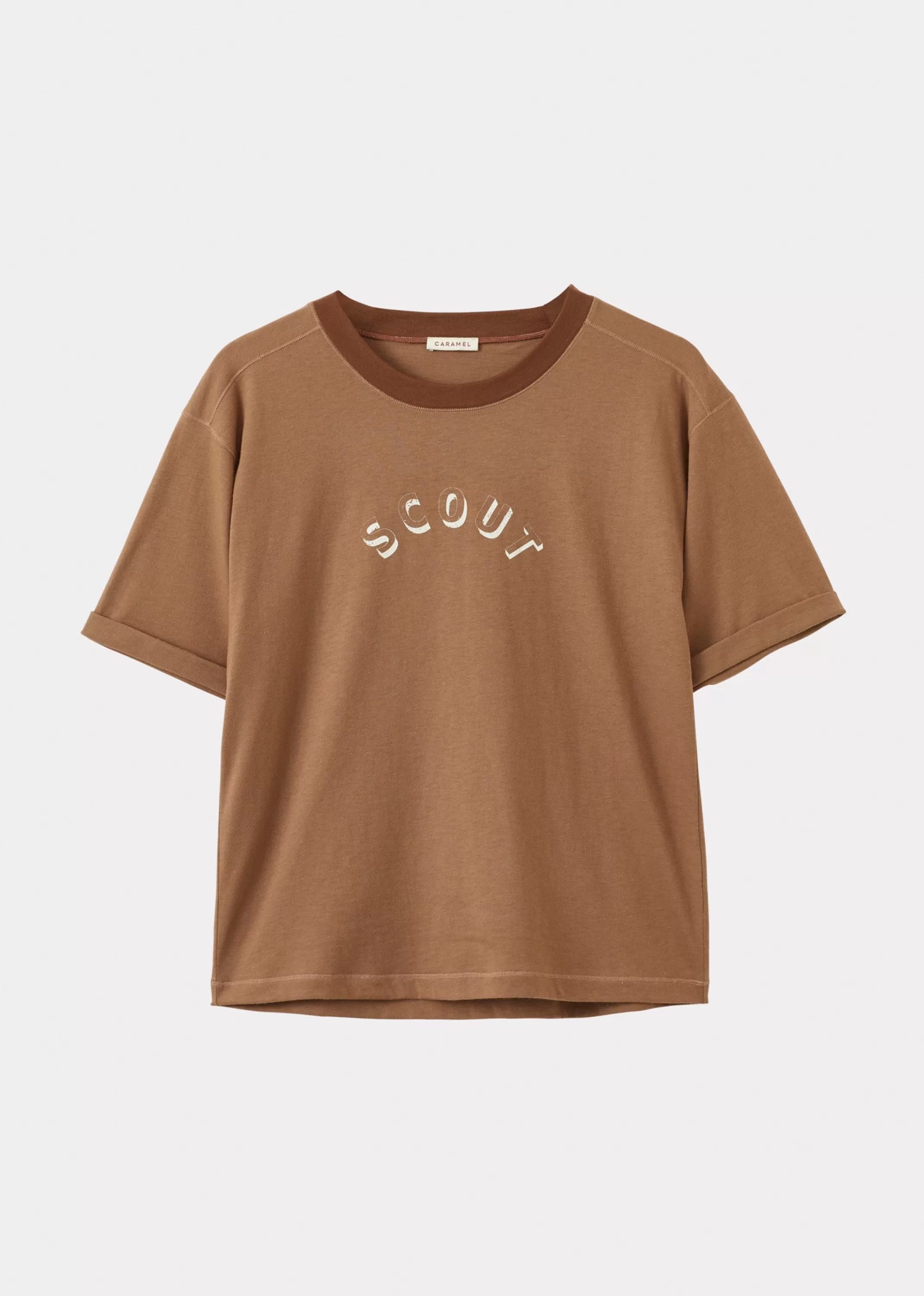 Tops-CARAMEL T-Shirt Coffee