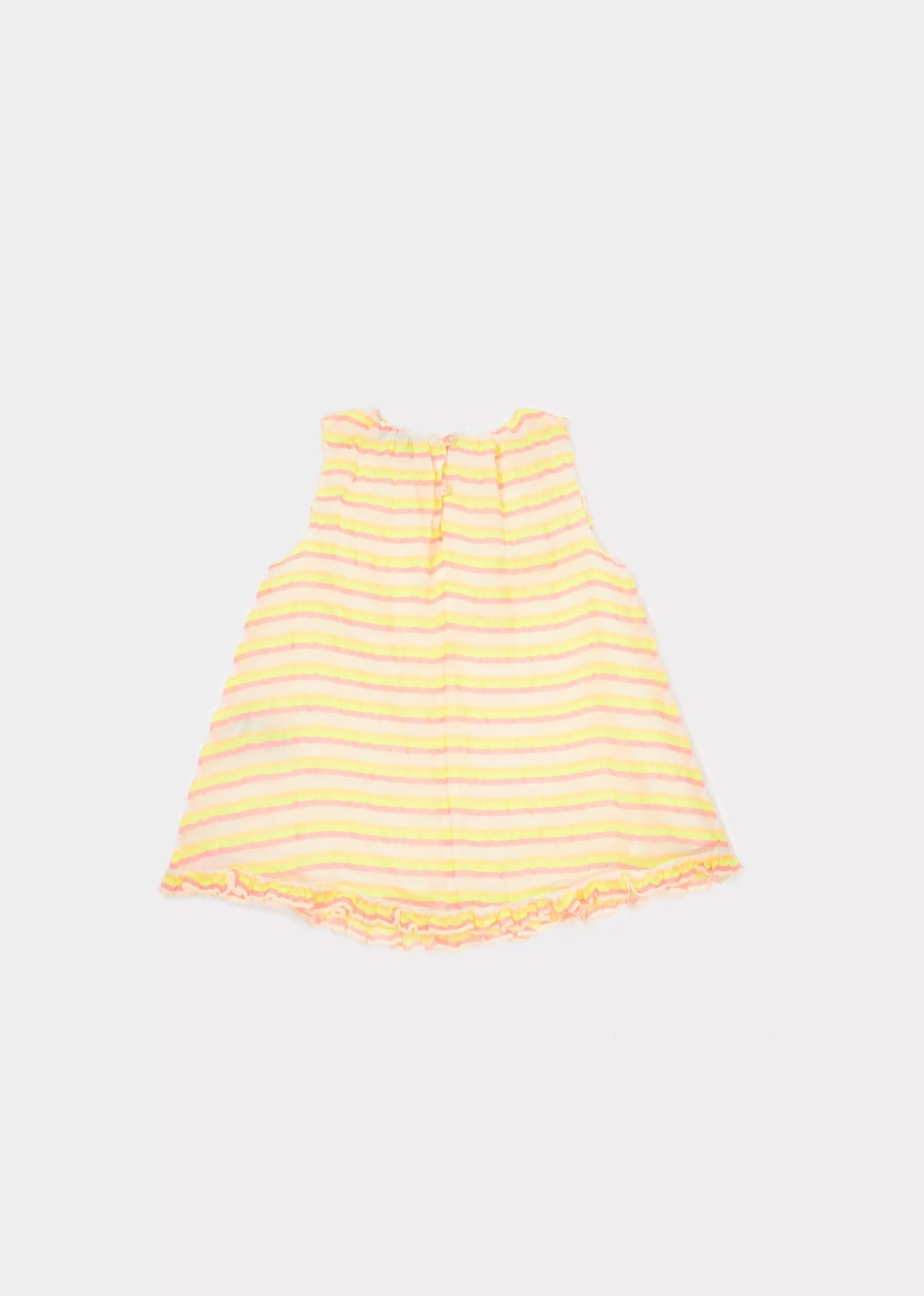 Dresses-CARAMEL Carola Baby Party Dress - Candy Glitter Stripe