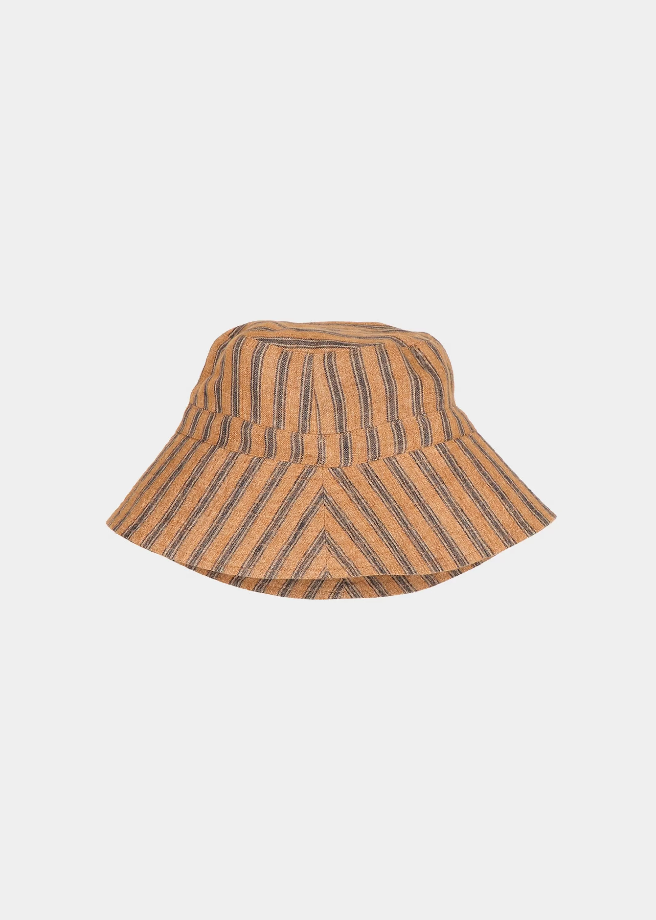 Accessories-CARAMEL Cedrus Hat Mustard Stripe