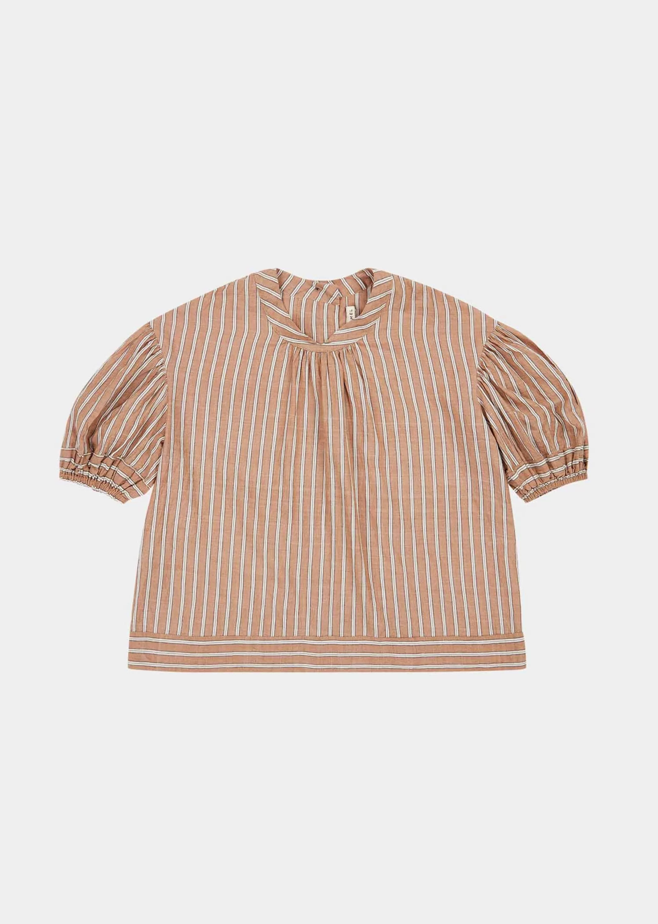 Tops-CARAMEL Chicory Blouse Teen - Beige Stripe