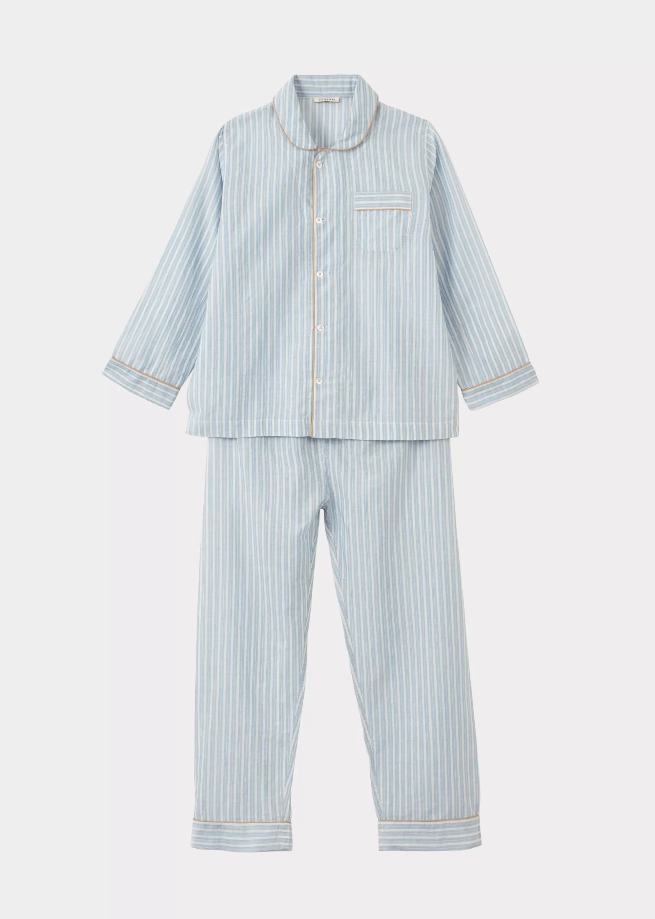 Nightwear-CARAMEL Child Pyjama Set Powder Blue