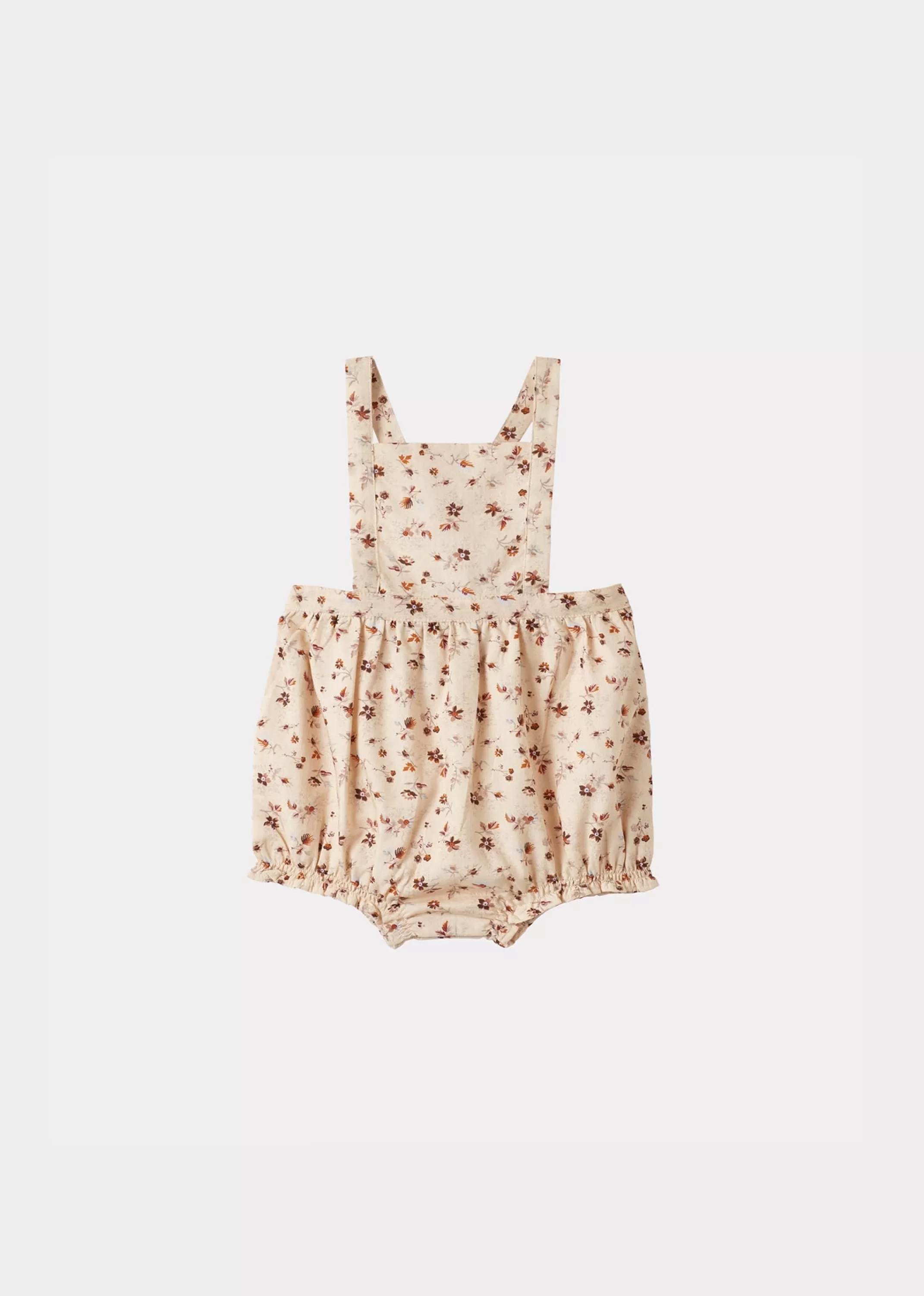 Romper & Jumpsuits-CARAMEL Clam Baby Romper Ditsy Floral Print