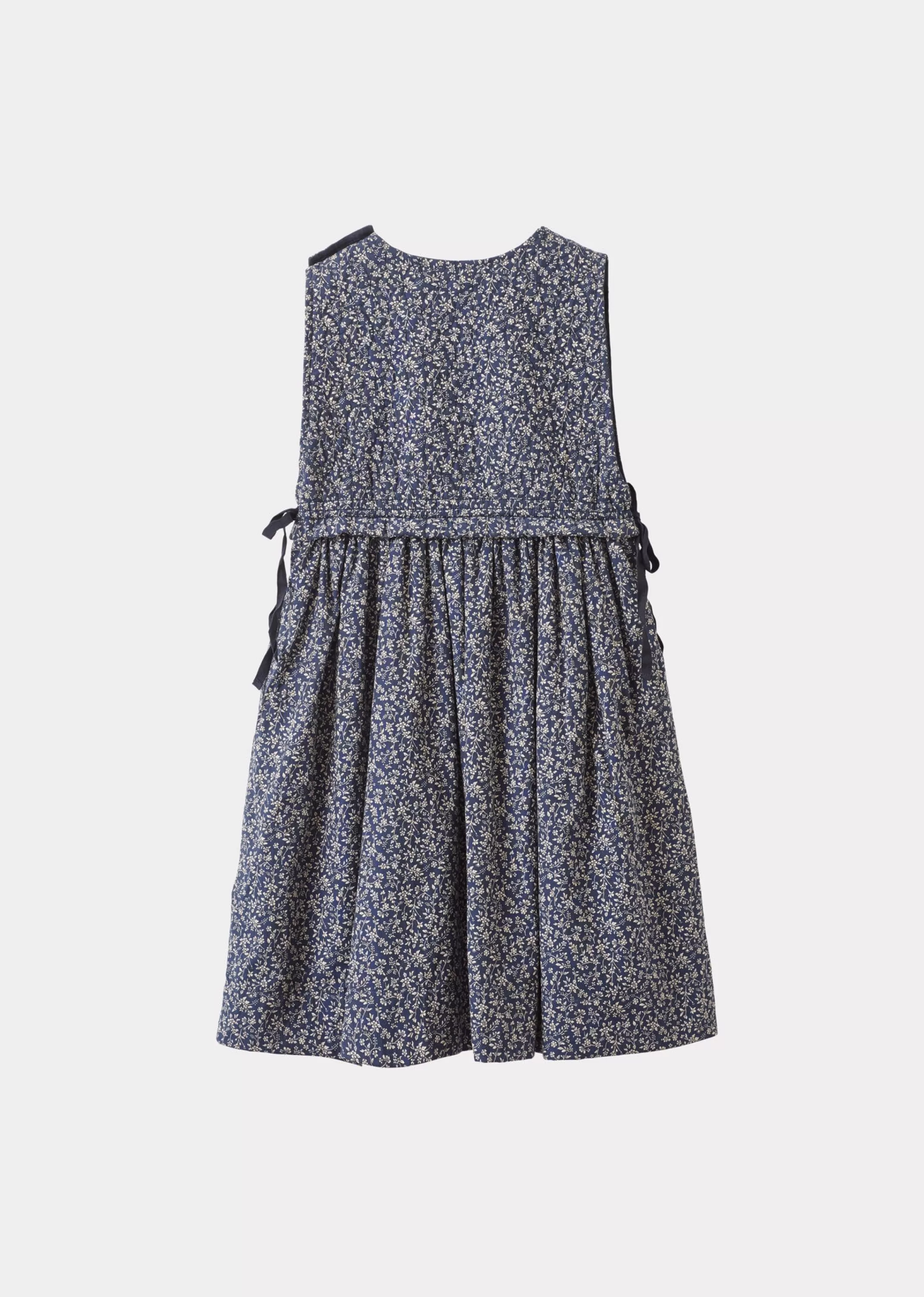 Dresses-CARAMEL Colima Girl Dress - Navy Floral