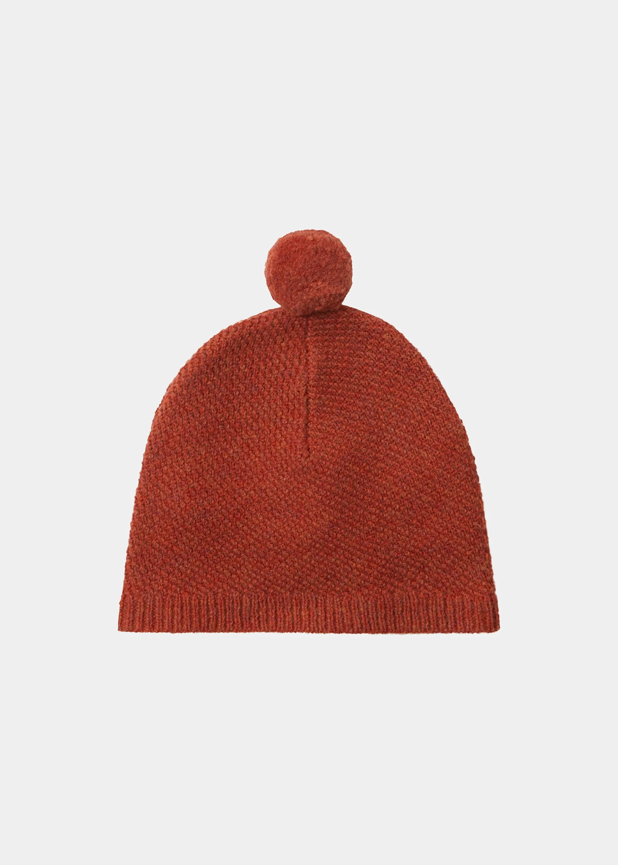 Accessories-CARAMEL Cormorant Pom Pom Hat - Rust