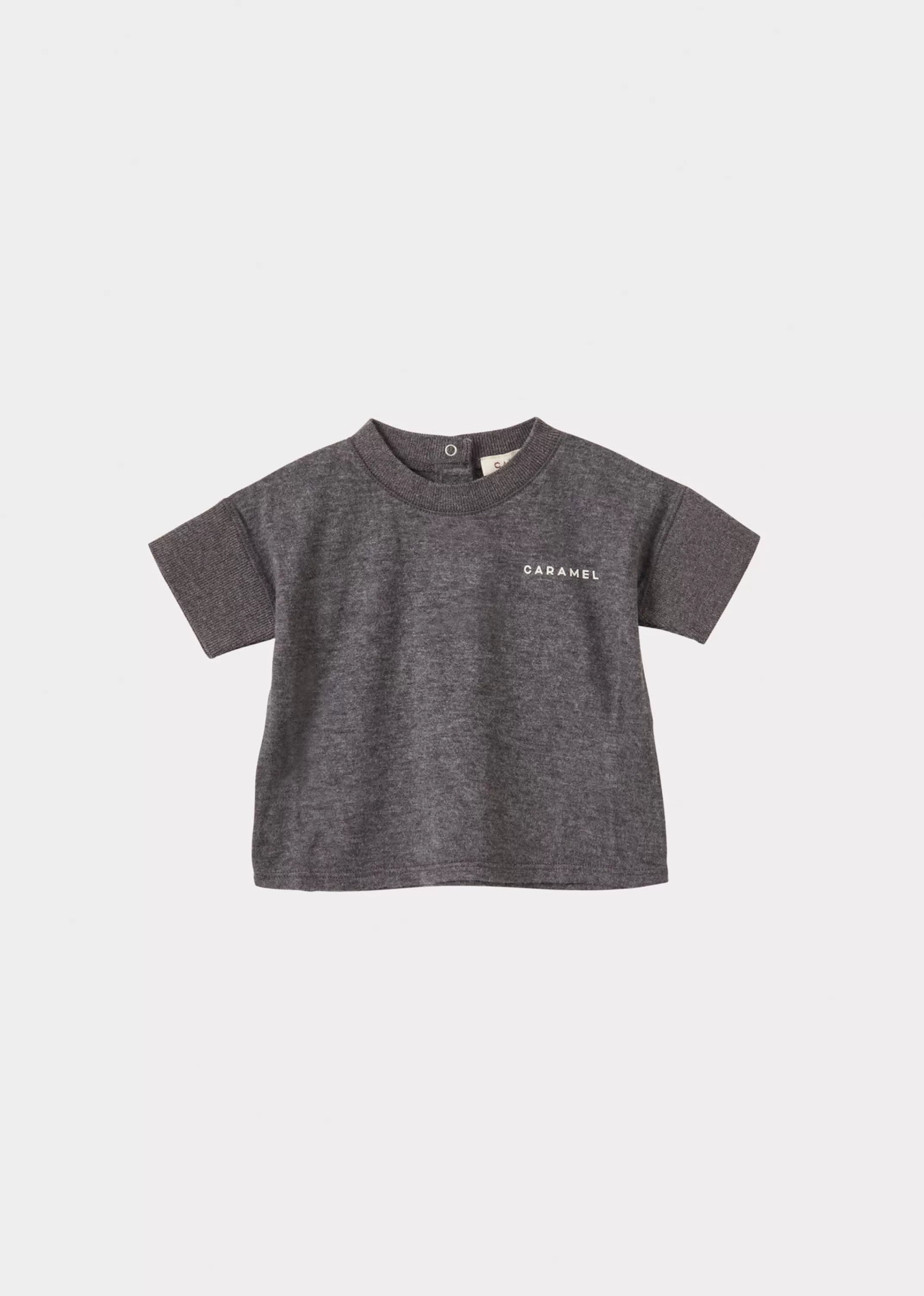 Tops-CARAMEL Cress Baby T-Shirt - Grey