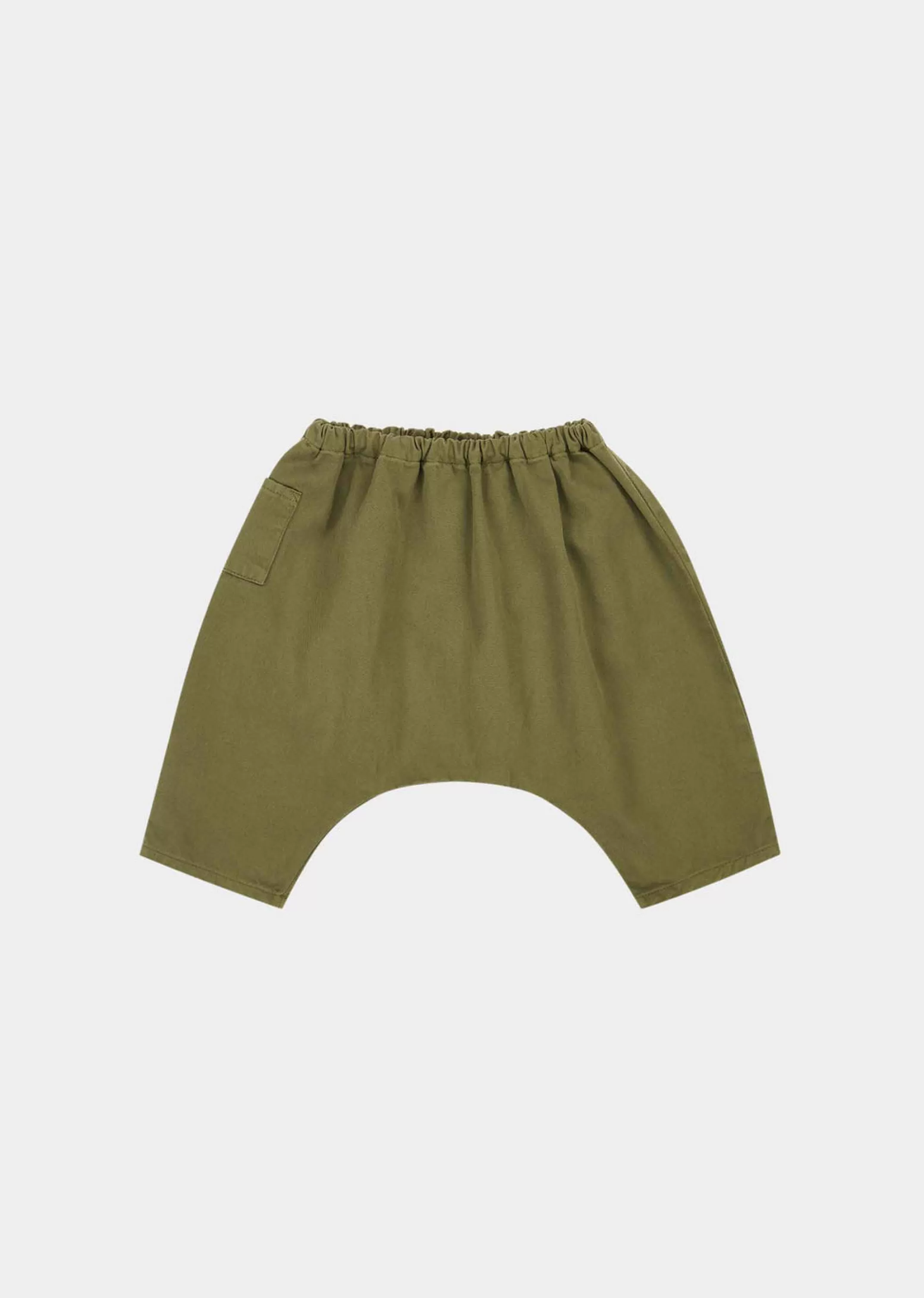 Trousers-CARAMEL Ficus Baby Trouser Moss