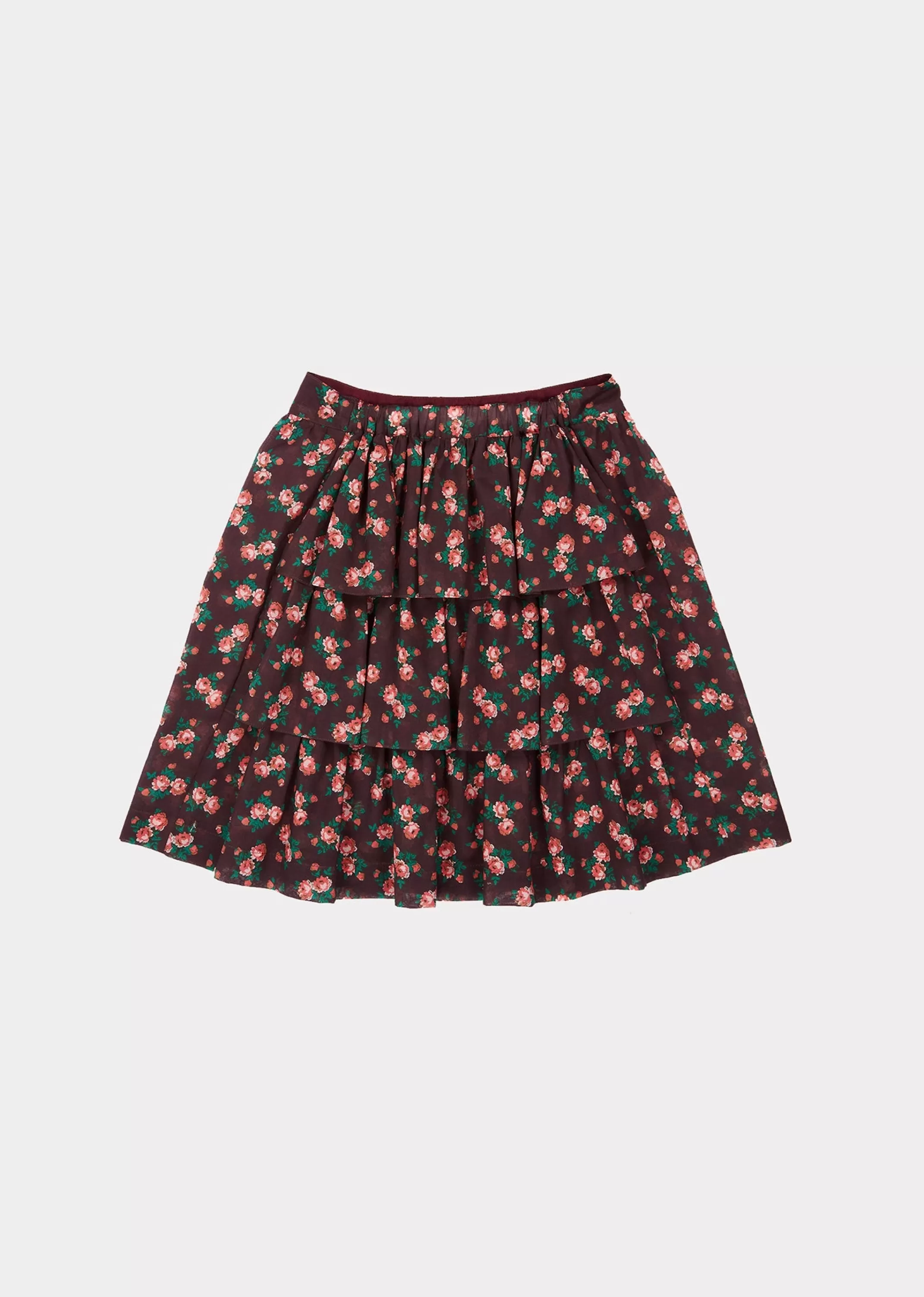 Skirts-CARAMEL Flounder Skirt Bright Floral