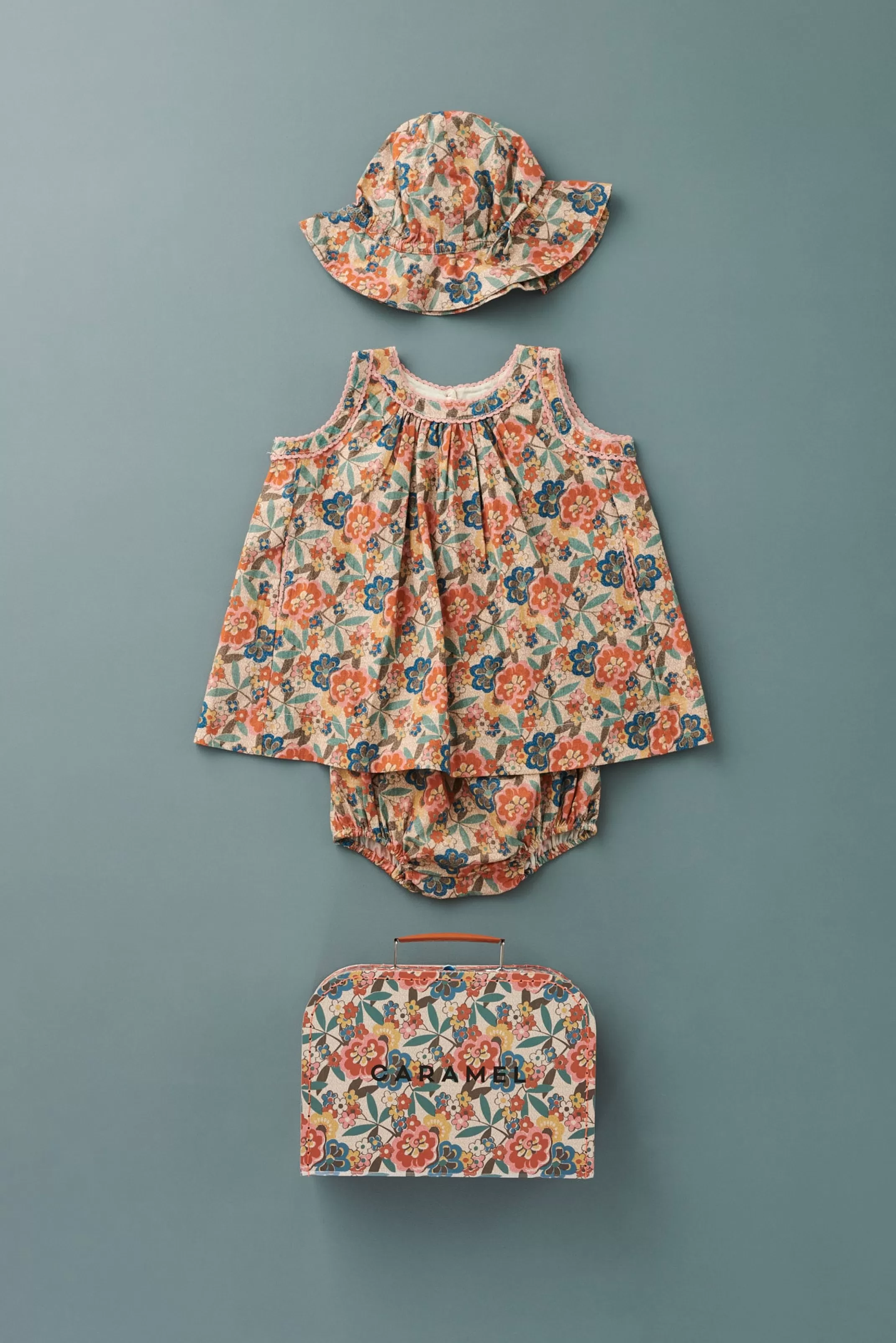 Dresses-CARAMEL Ginger Baby Dress Vintage Floral