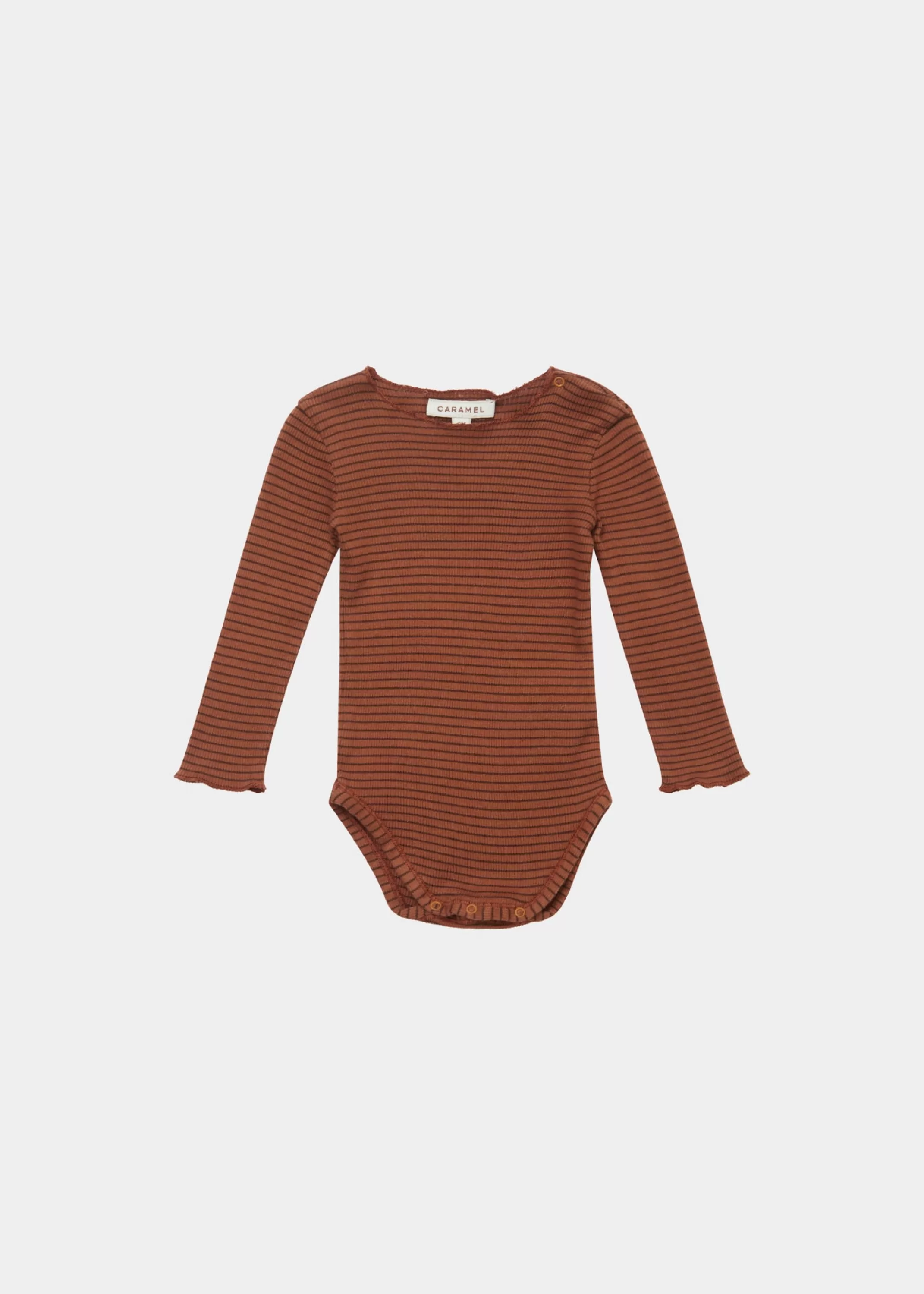 Romper & Jumpsuits-CARAMEL Hanau Baby Romper Nutmeg