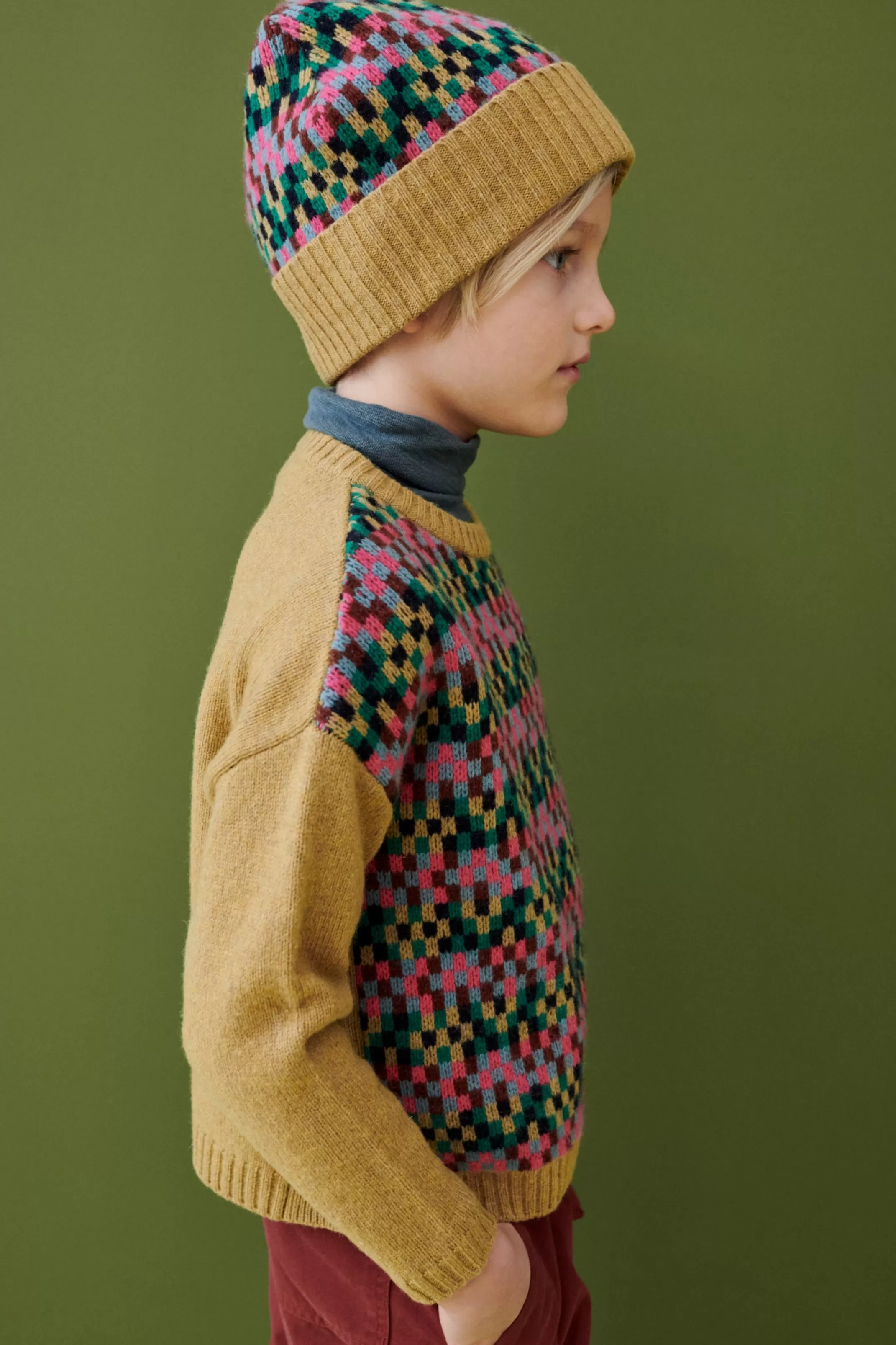 Accessories-CARAMEL Jeter Hat Sand Fairisle