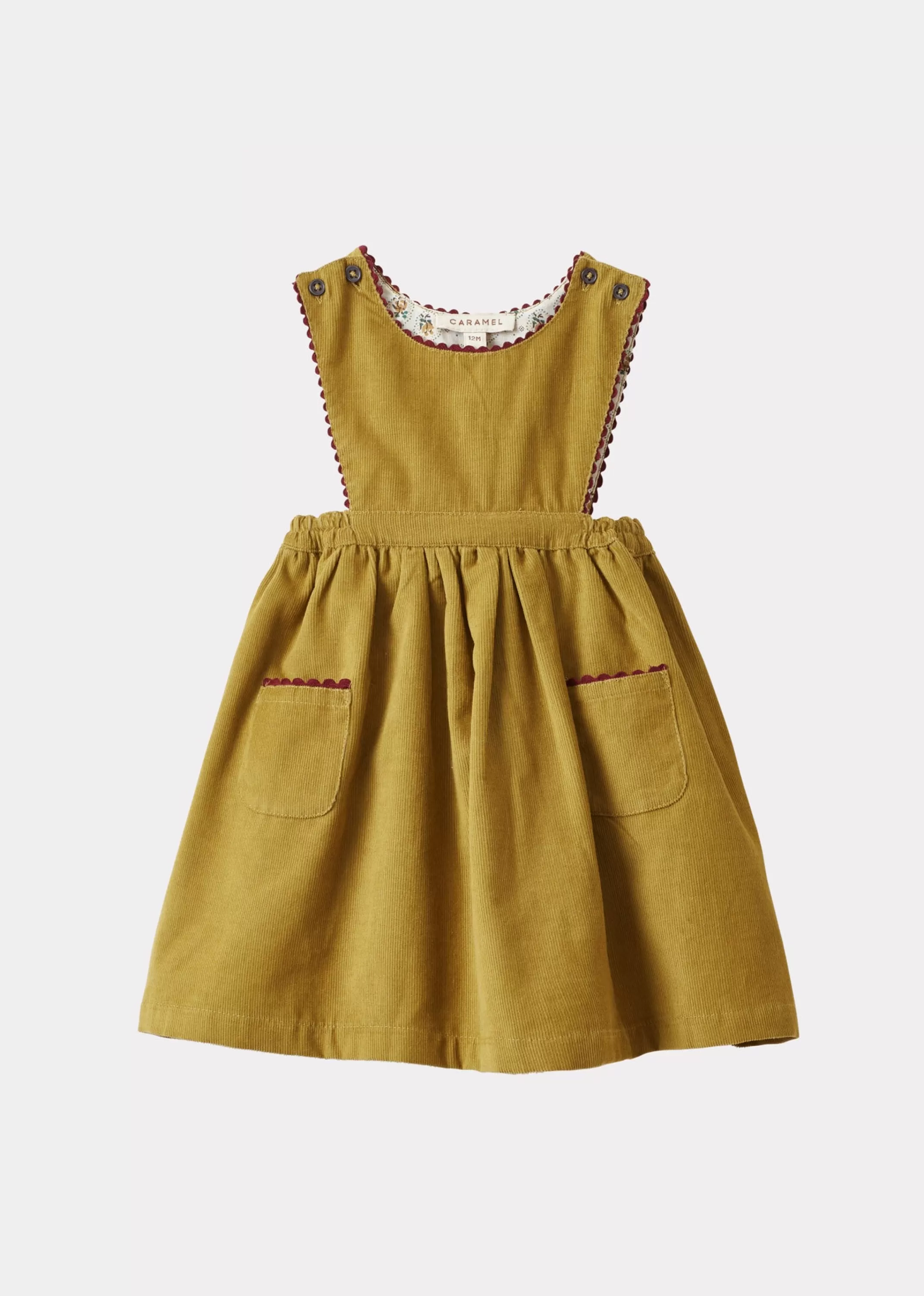 Dresses-CARAMEL Jupiter Baby Dress Lime