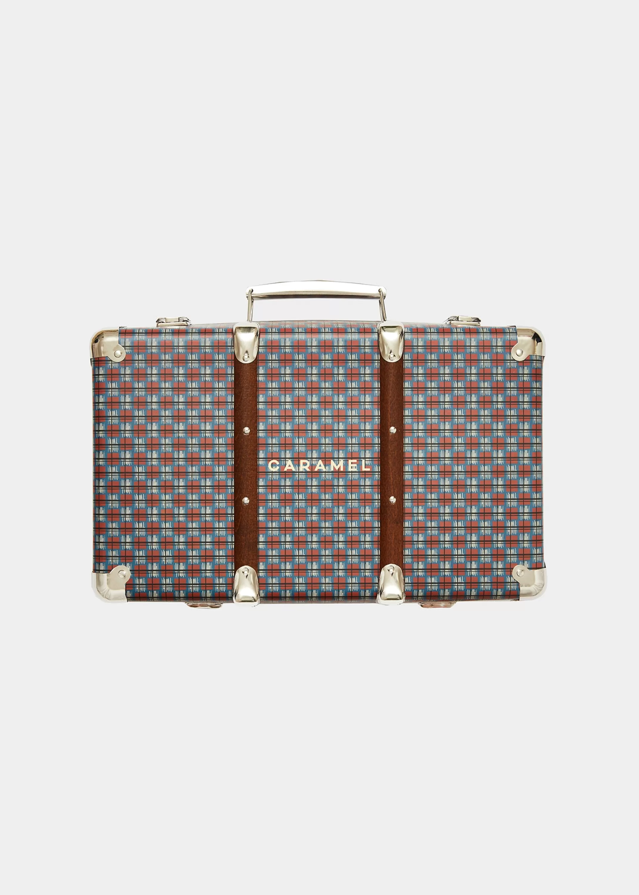 Accessories-CARAMEL Large Suitcase - Geo Print