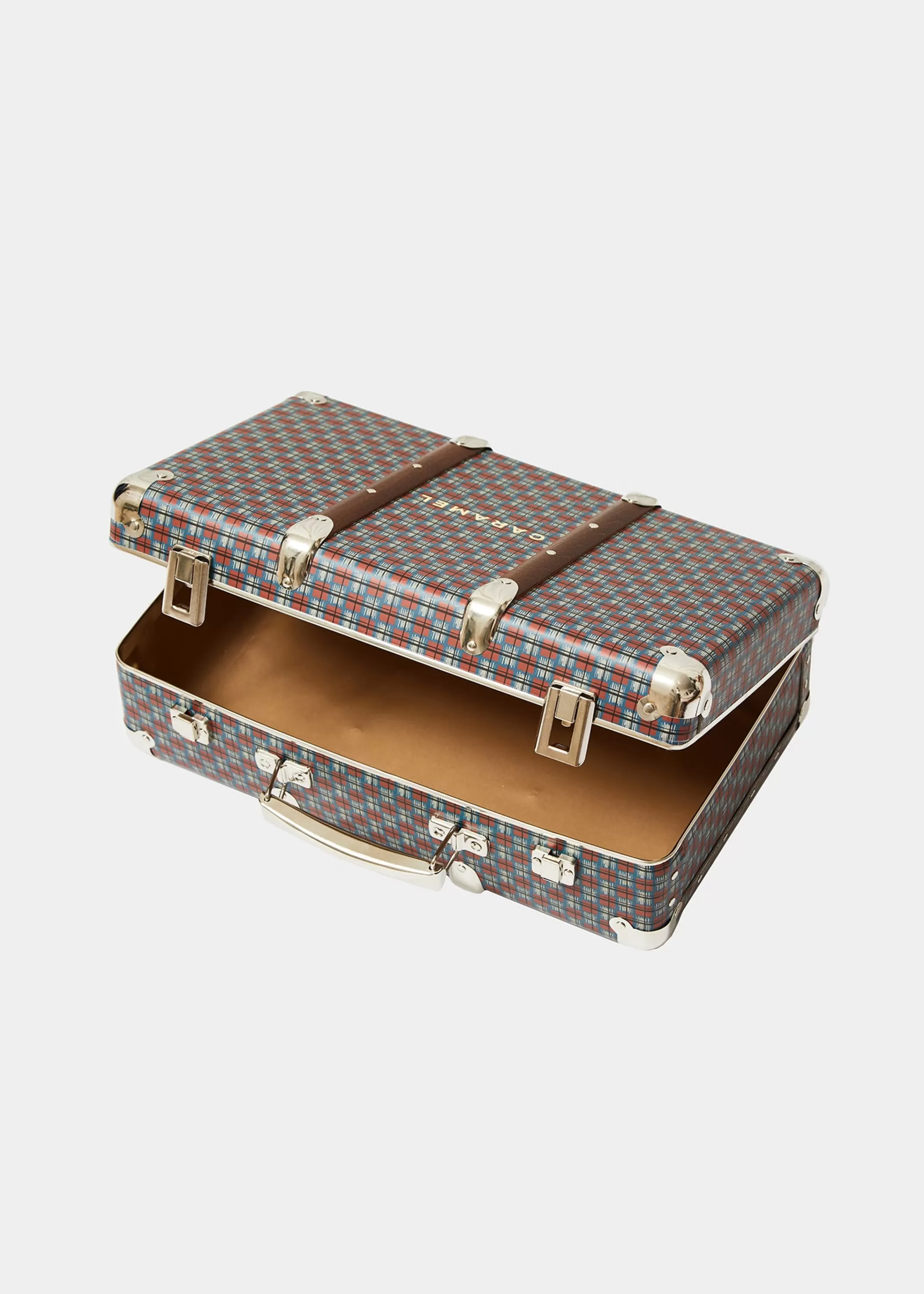 Accessories-CARAMEL Large Suitcase - Geo Print