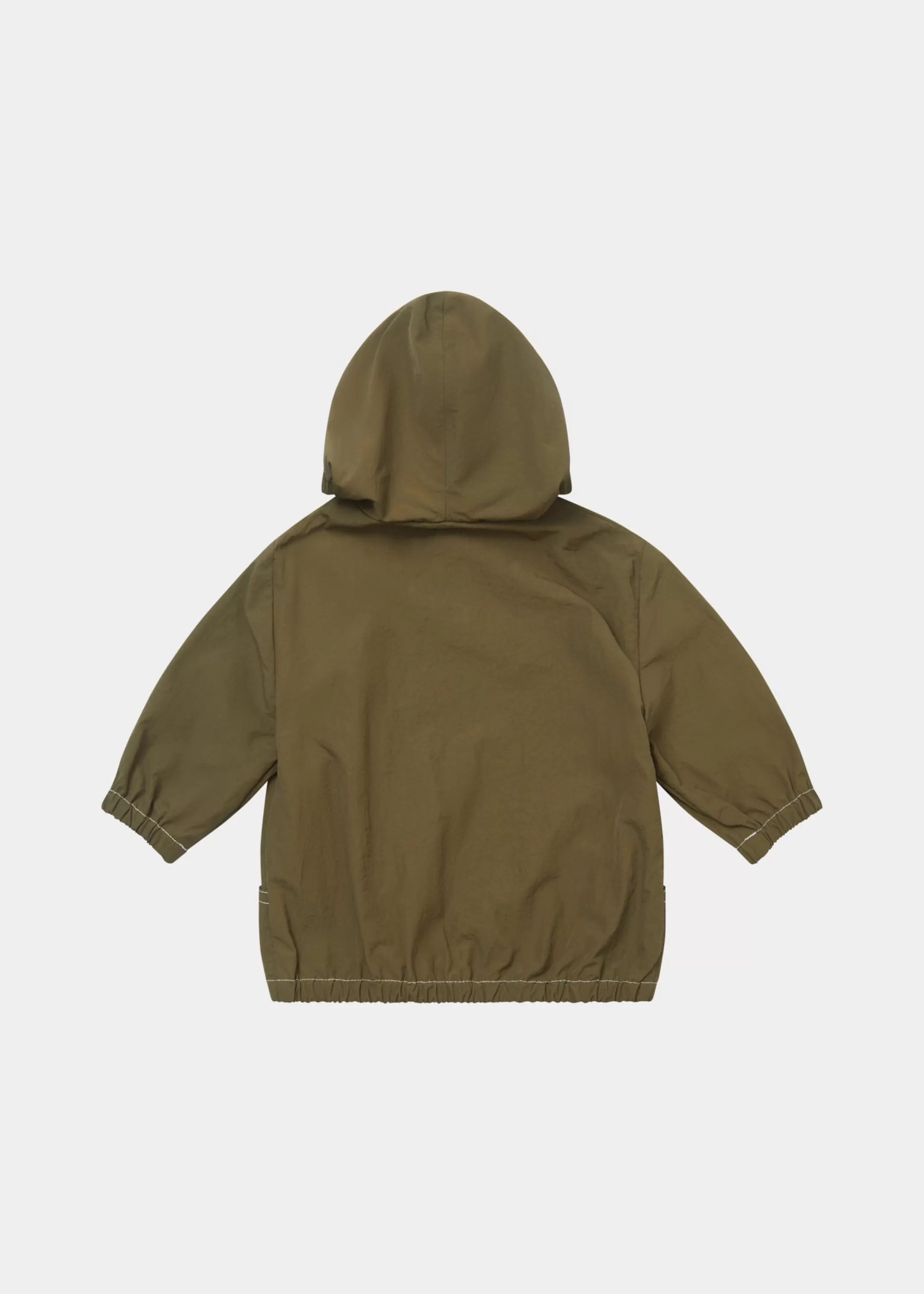 Coats & Jackets-CARAMEL Ledum Baby Hooded Coat Taupe