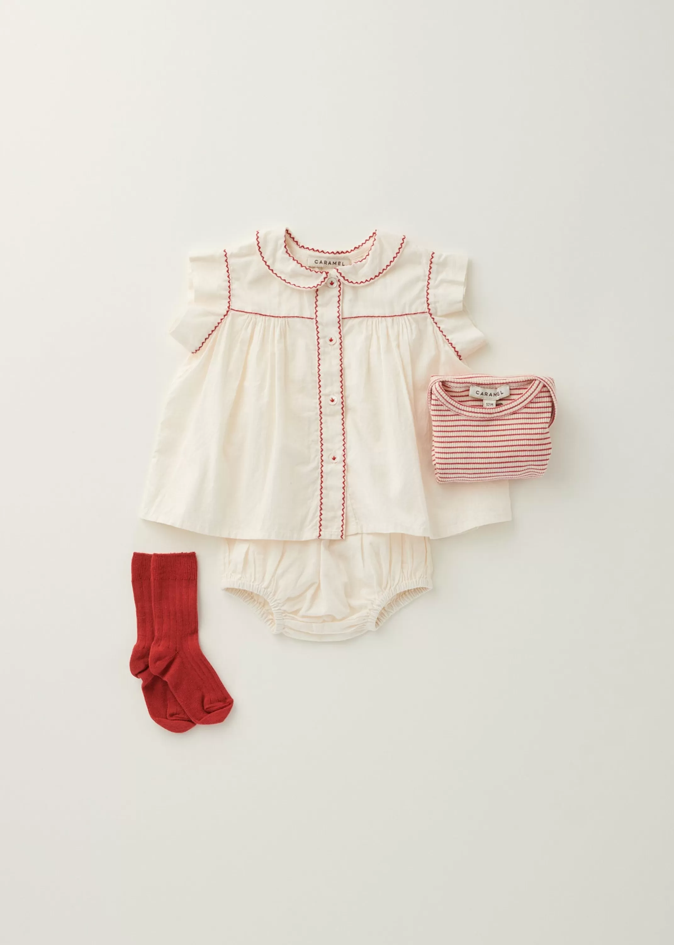 Sets-CARAMEL Lemongrass Baby Set - Off White