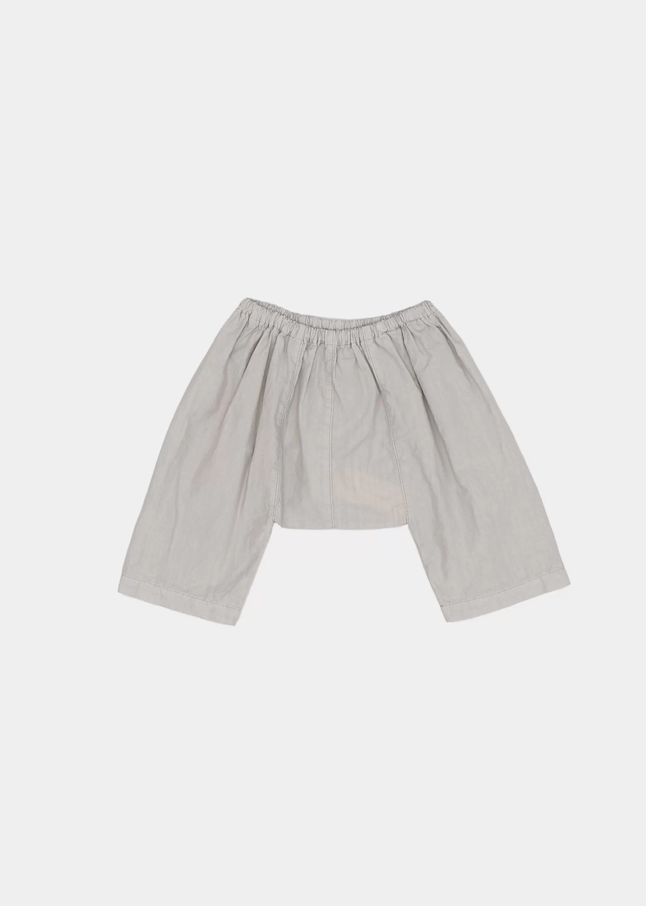 Trousers-CARAMEL Linum Baby Trouser Grey