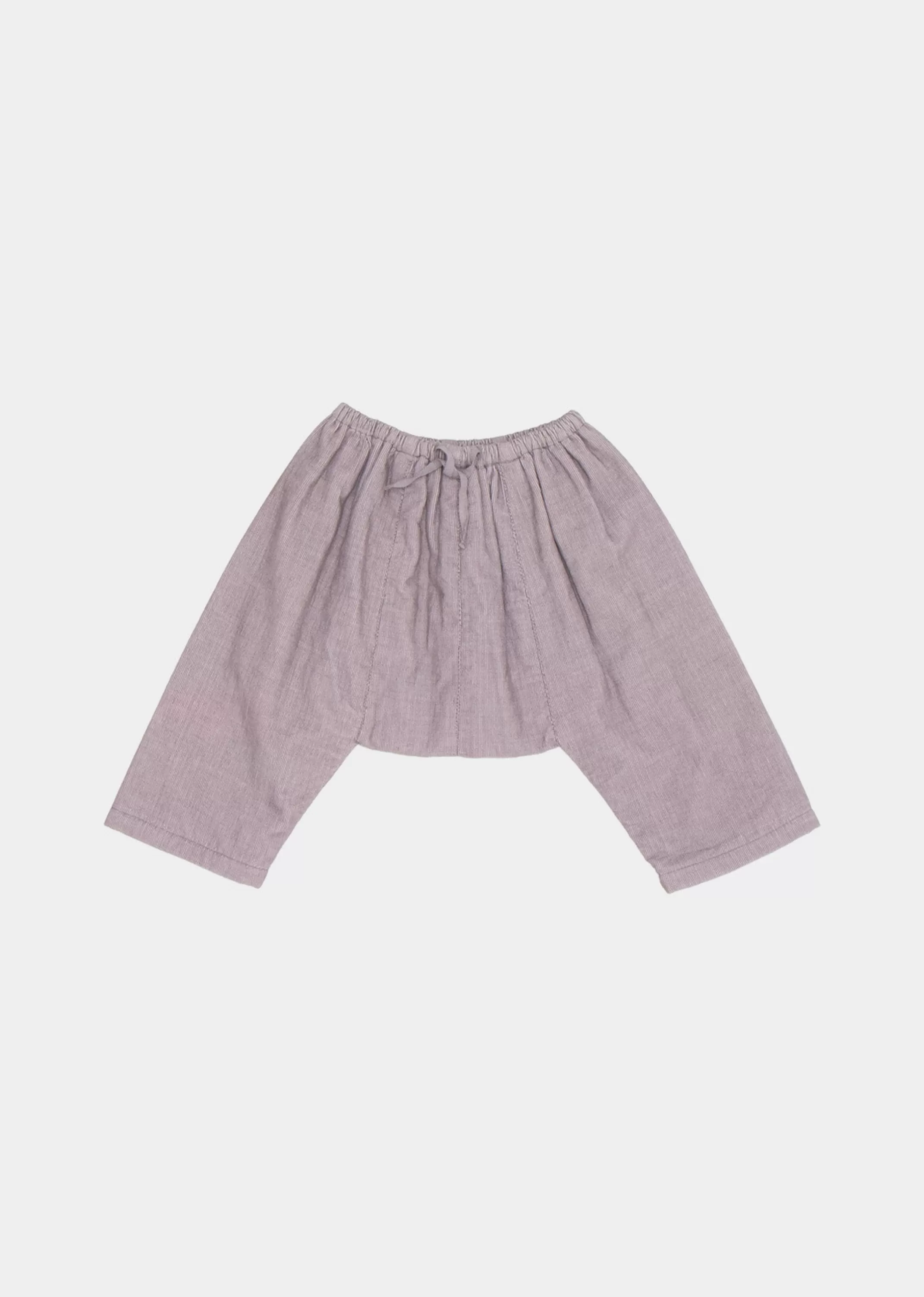 Trousers-CARAMEL Linum Baby Trouser Dove Grey