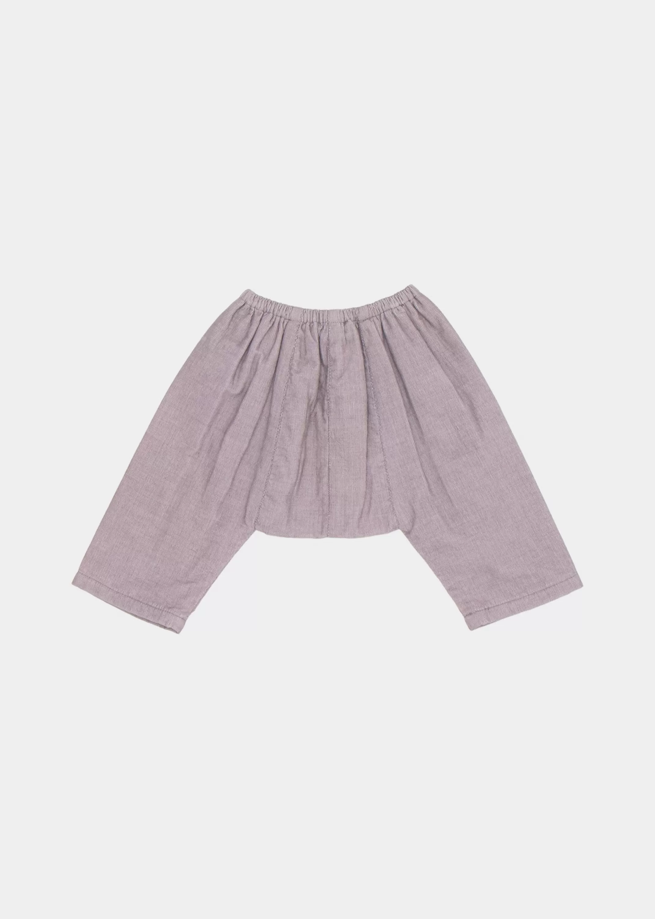 Trousers-CARAMEL Linum Baby Trouser Dove Grey