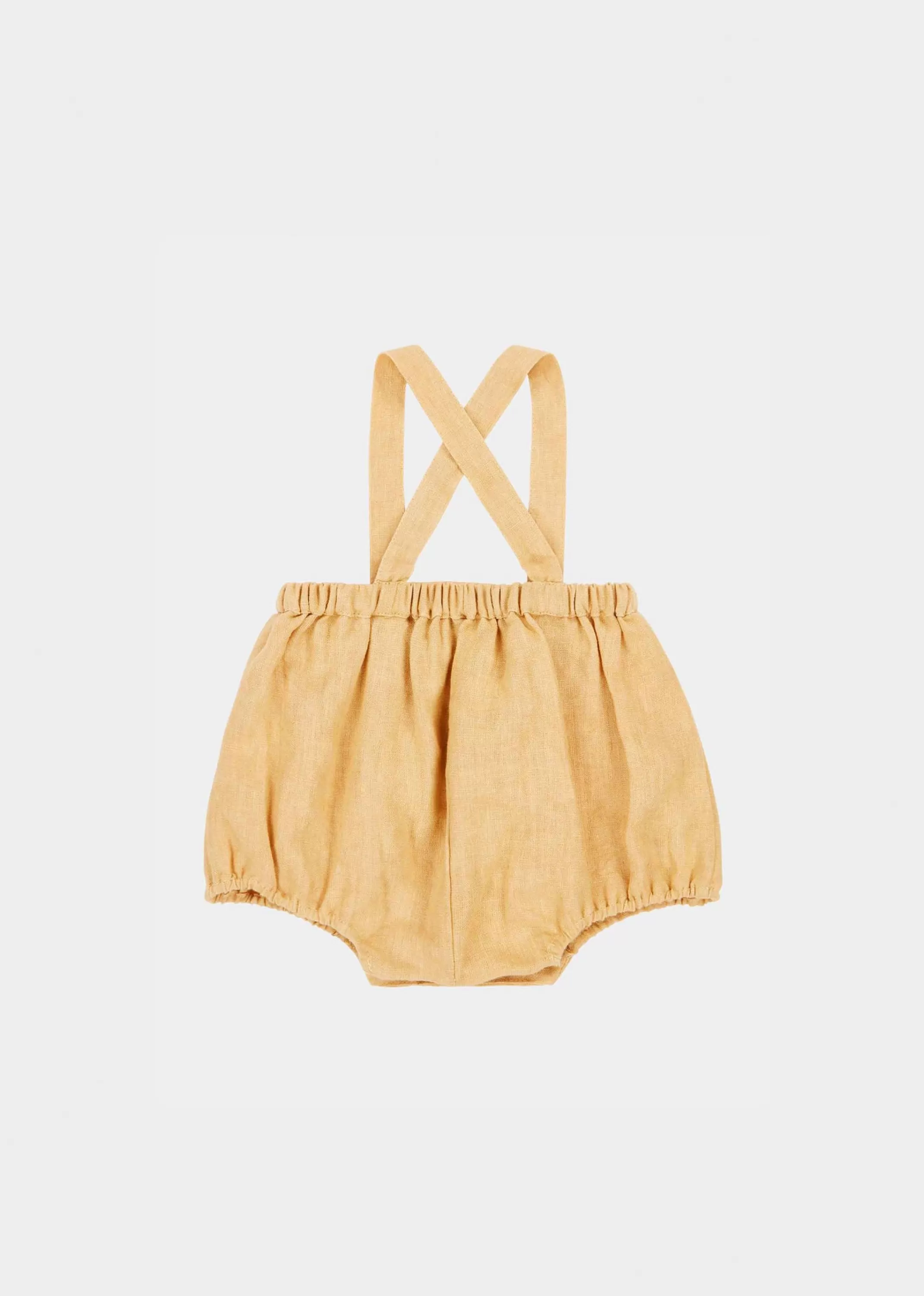 Romper & Jumpsuits-CARAMEL Musa Baby Romper Pale Yellow