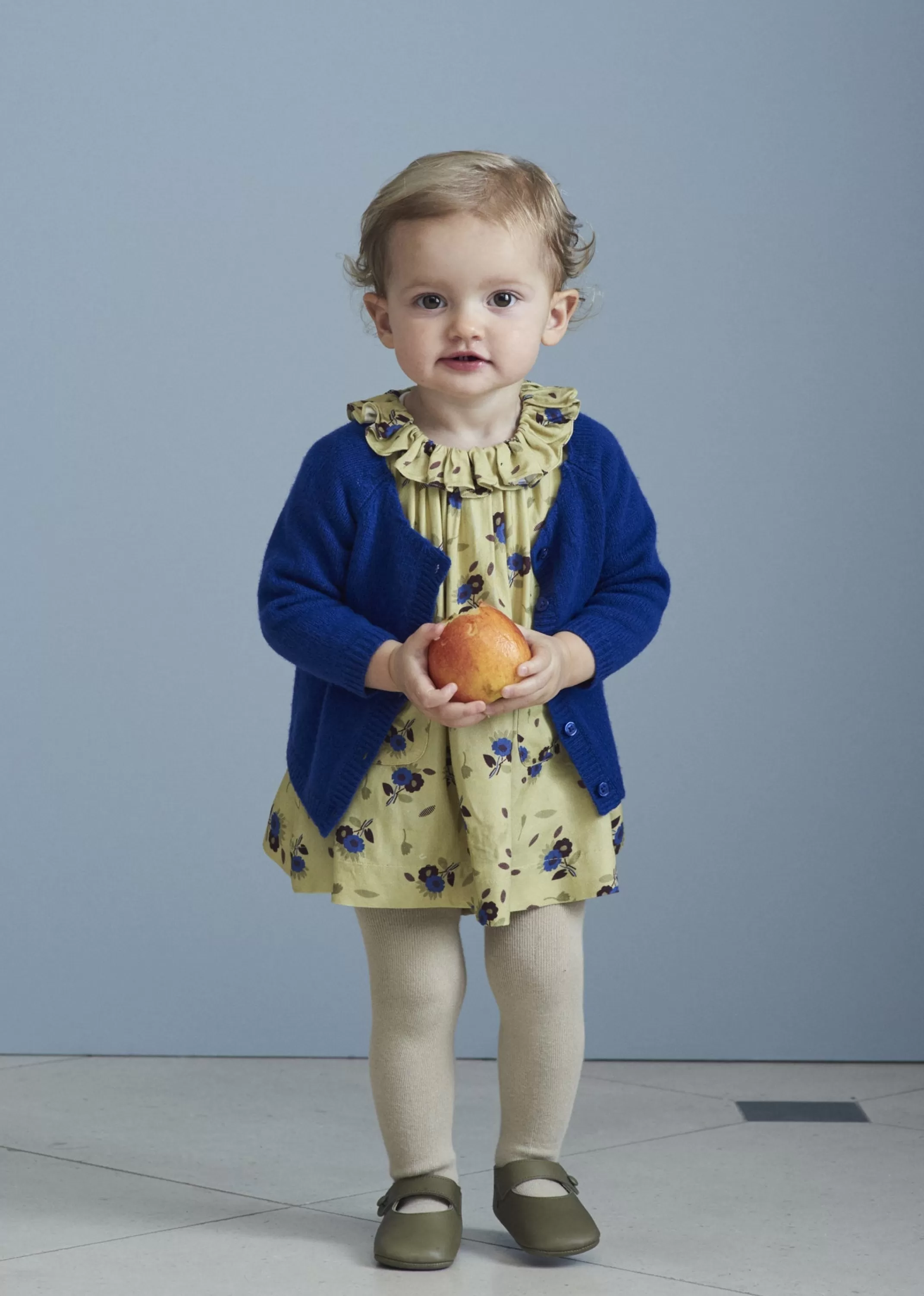 Dresses-CARAMEL Natta Baby Dress - Yellow Thistle