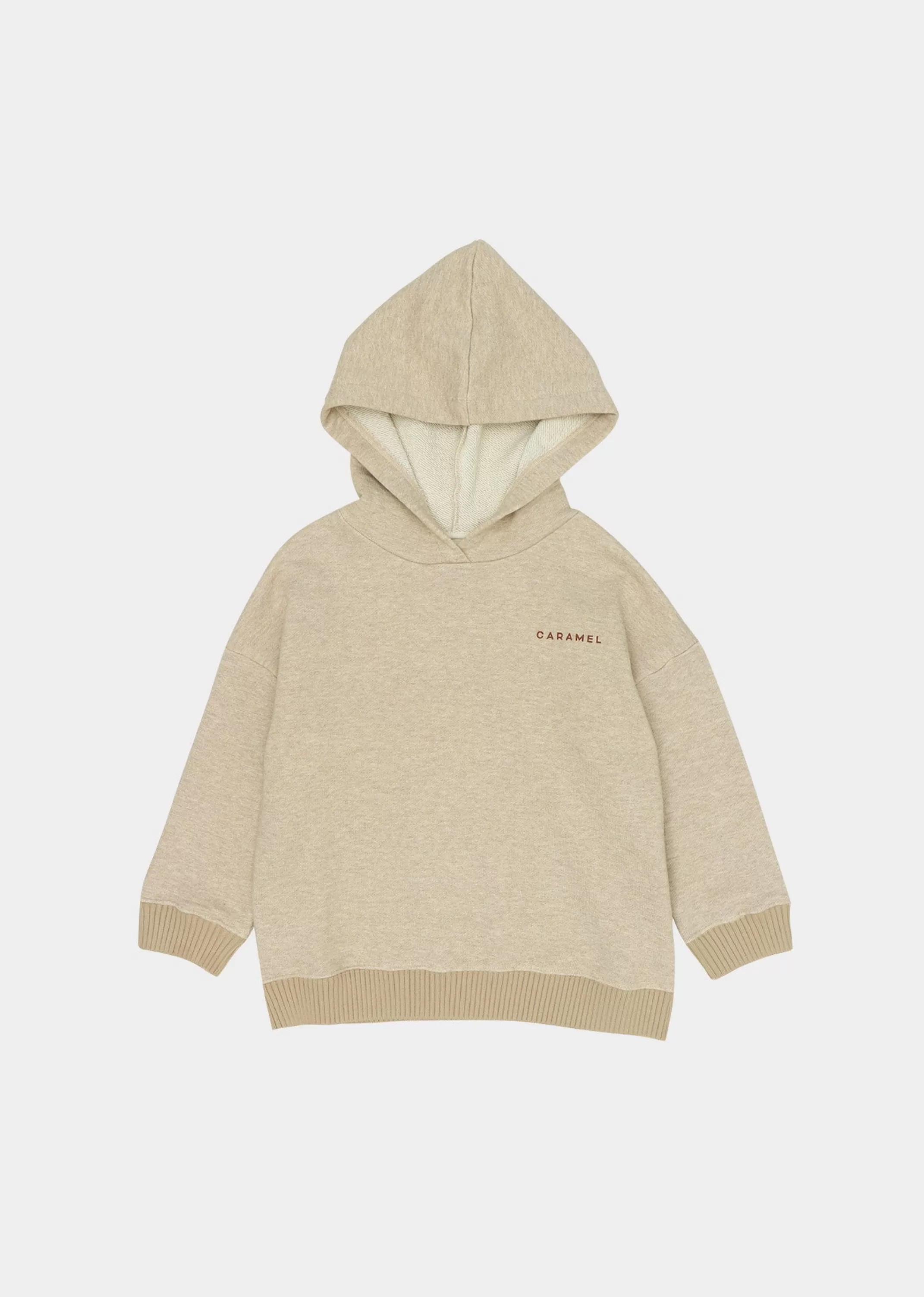 Tops-CARAMEL Nori Hoodie Taupe