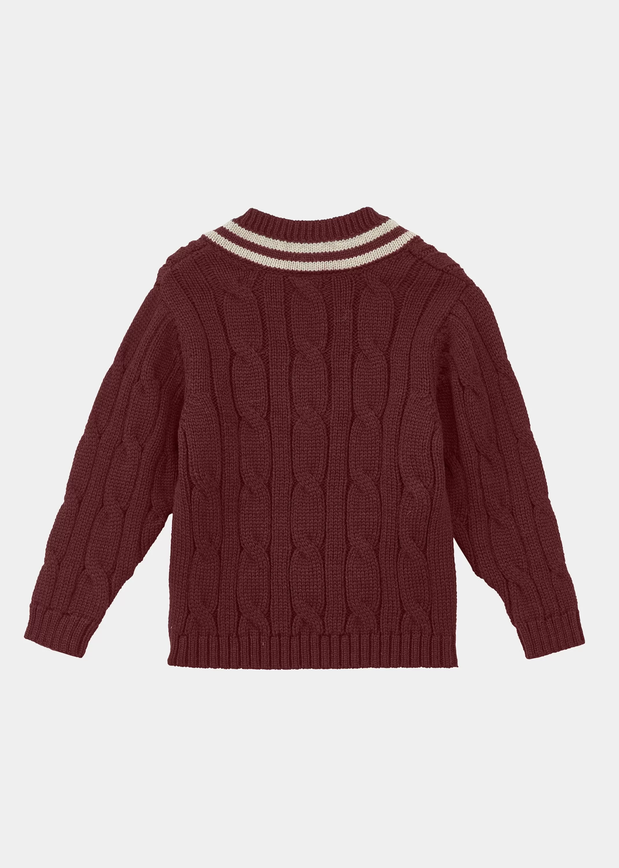 Tops-CARAMEL Nottingham Knit Jumper Brown