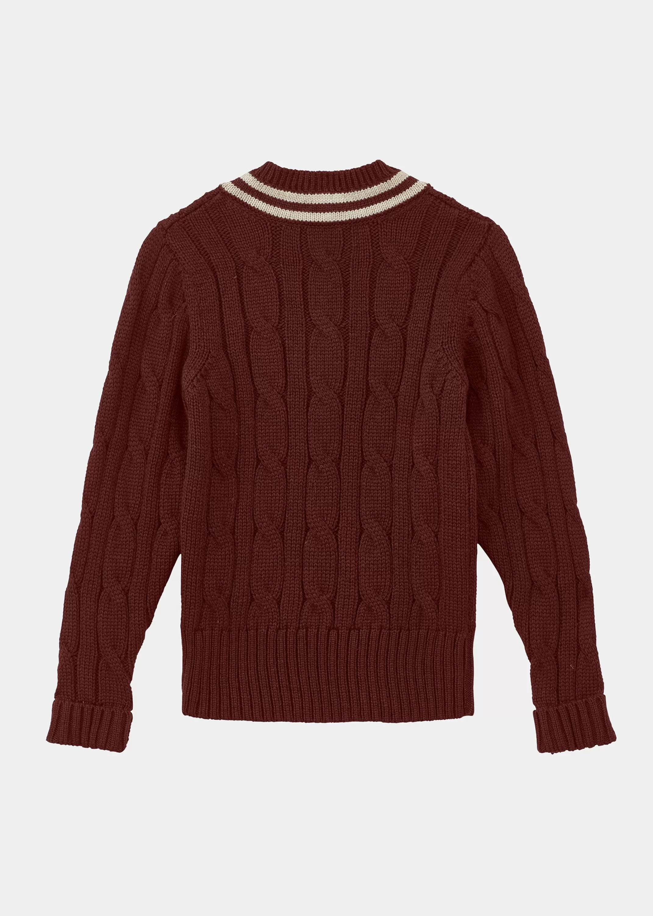 Tops-CARAMEL Nottingham Knit Jumper Woman - Brown