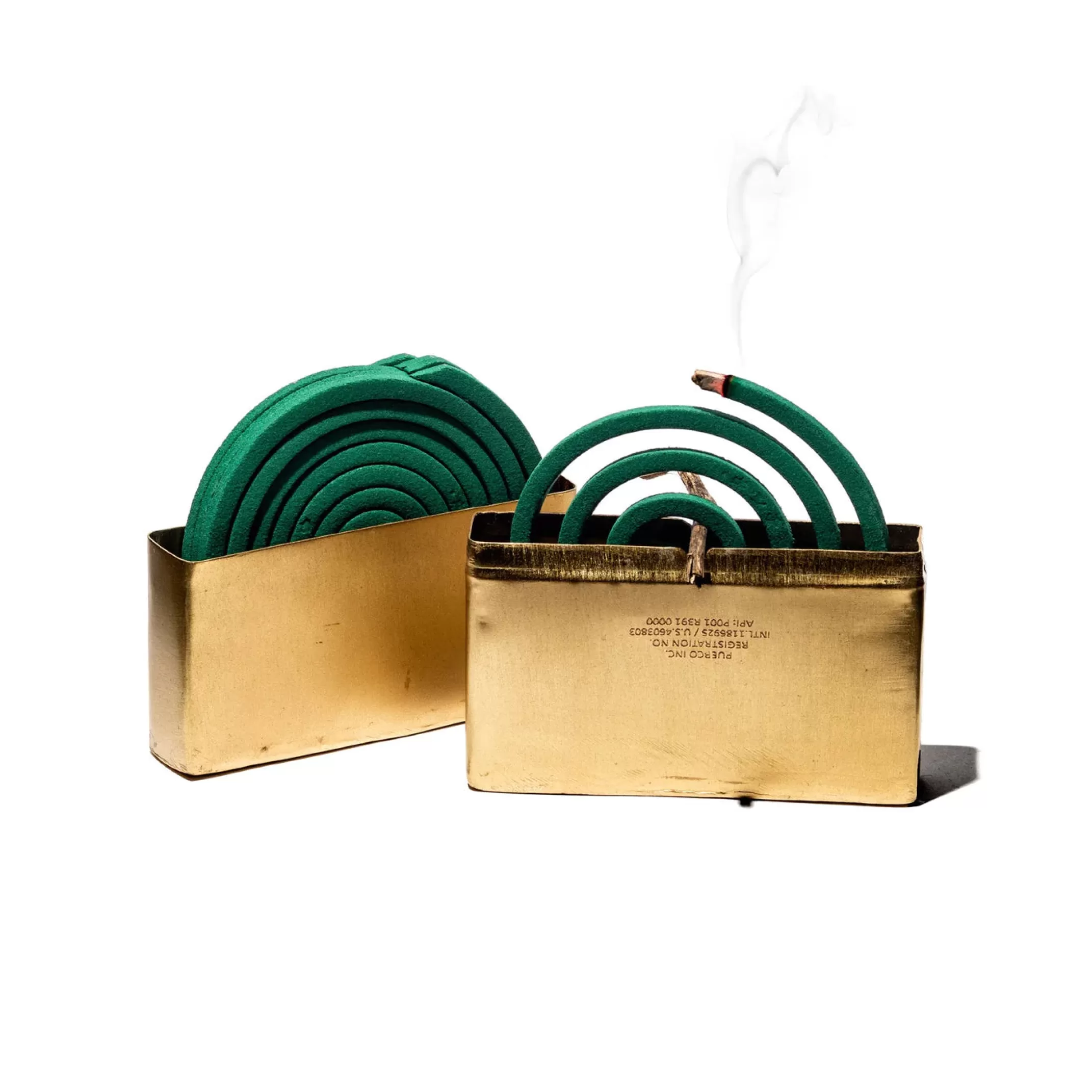 Home Accessories-CARAMEL Novita Japanese Mosquito Coil Holder - Brass