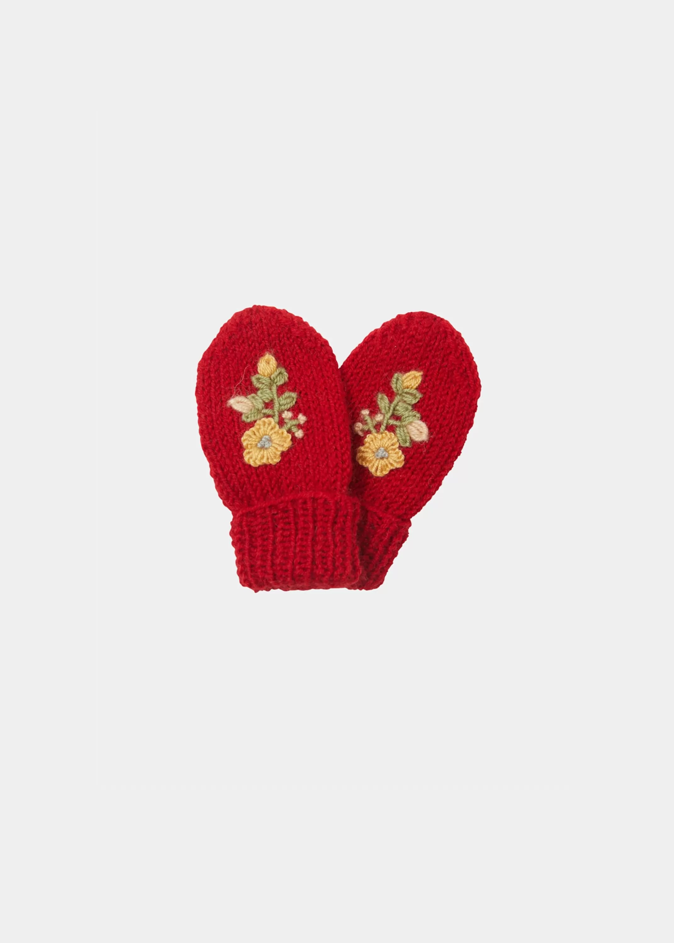 Accessories-CARAMEL Petrel Baby Mittens Red