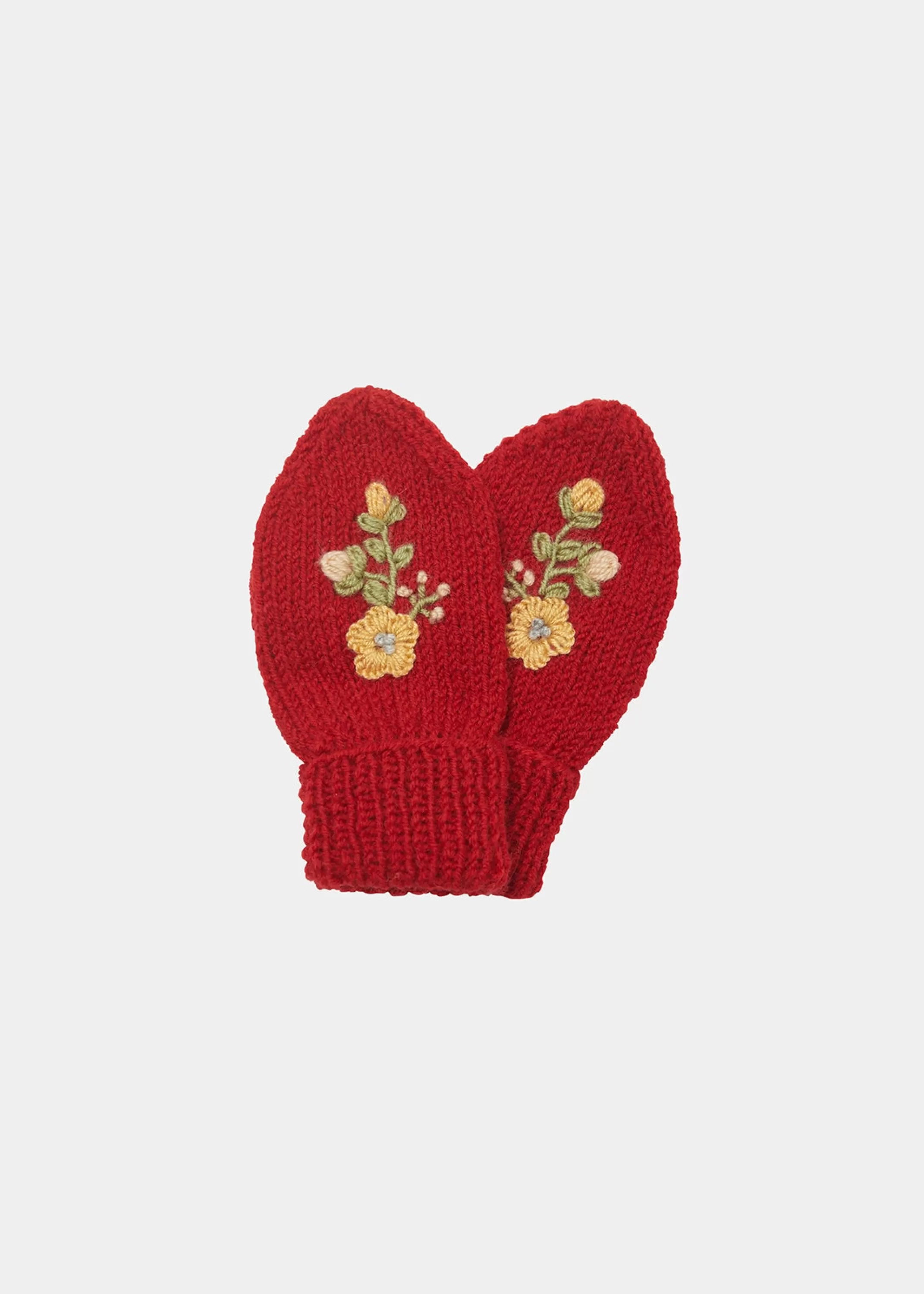 Accessories-CARAMEL Petrel Mittens Red