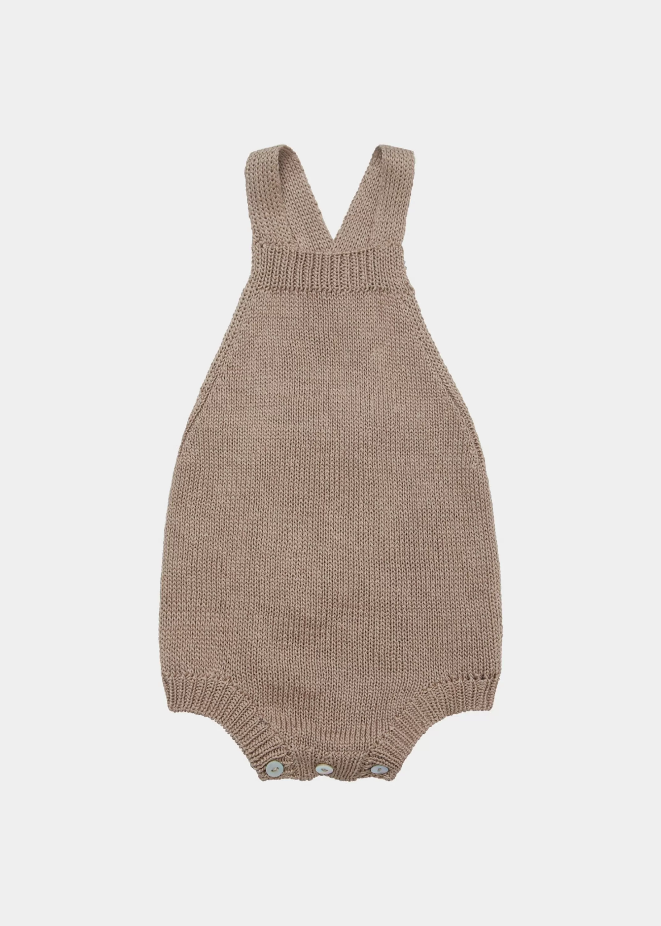 Romper & Jumpsuits-CARAMEL Phlox Baby Romper - Taupe