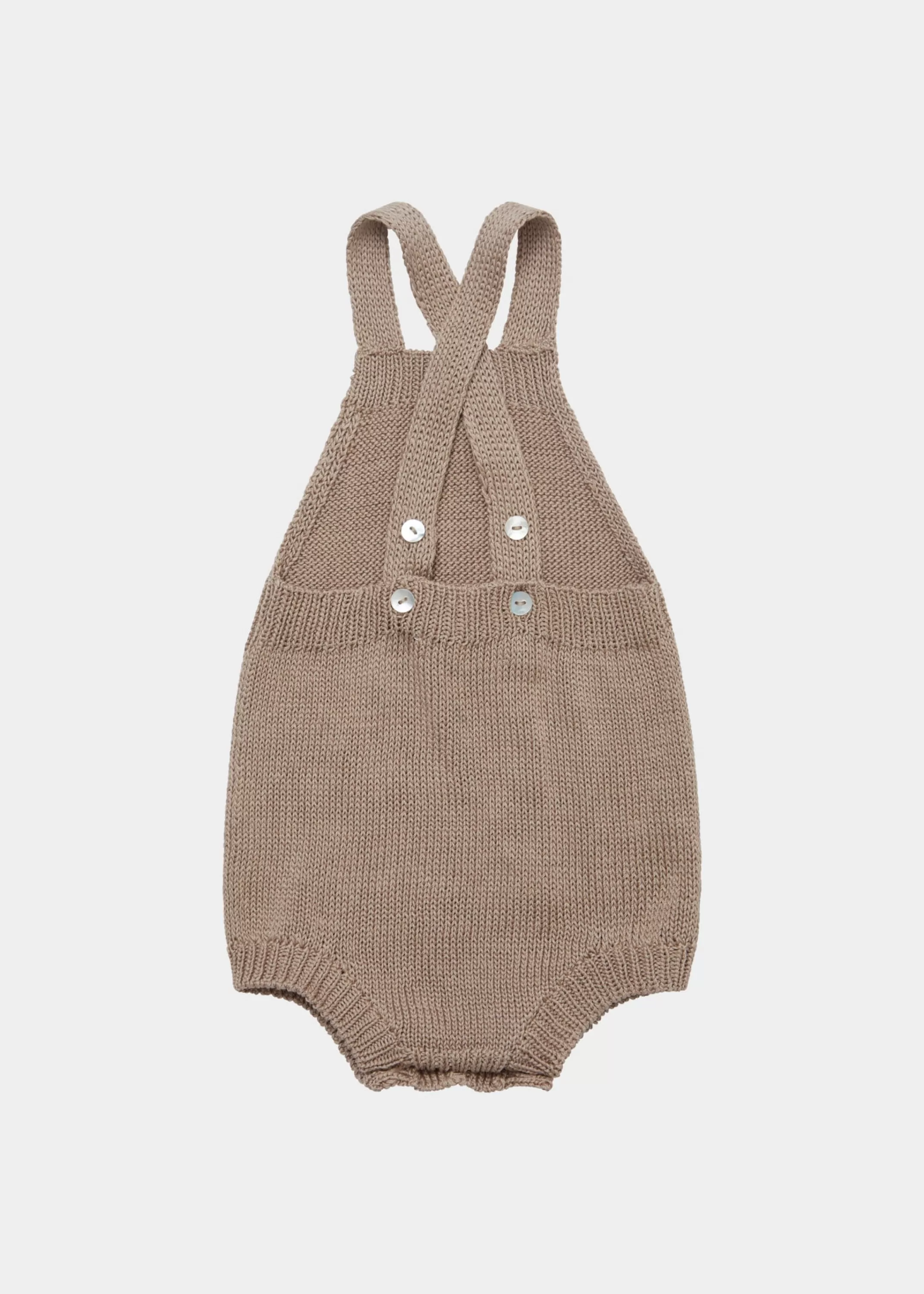 Romper & Jumpsuits-CARAMEL Phlox Baby Romper - Taupe