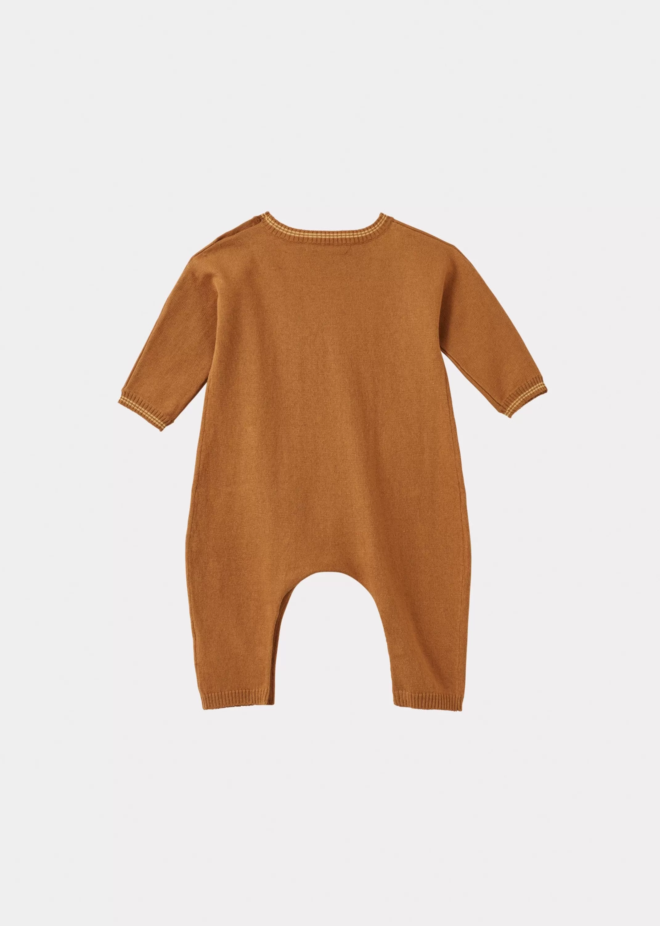 Romper & Jumpsuits-CARAMEL Picea Baby Gifting Romper Ochre