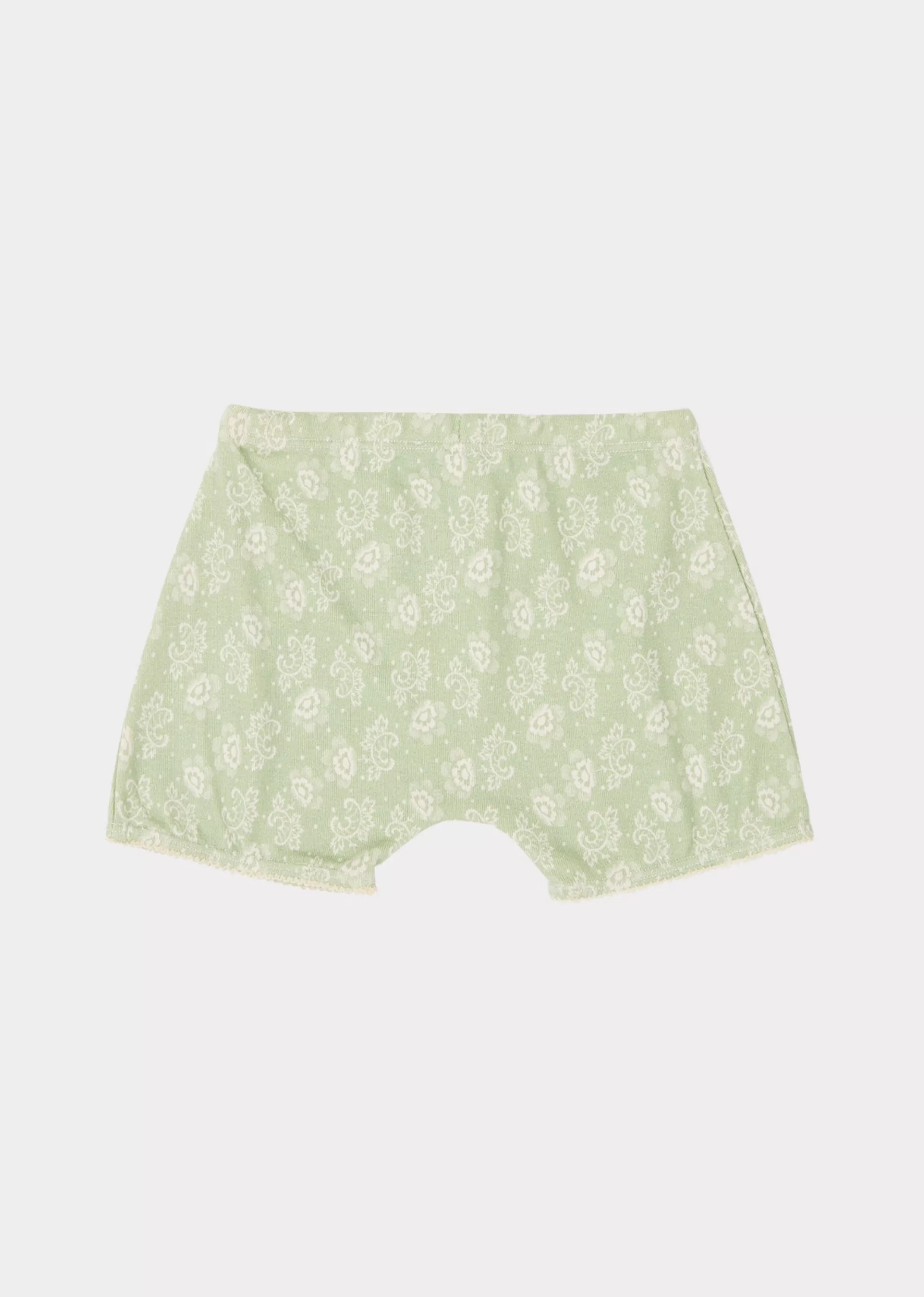 Shorts-CARAMEL Piranha Shorts - Mint Print