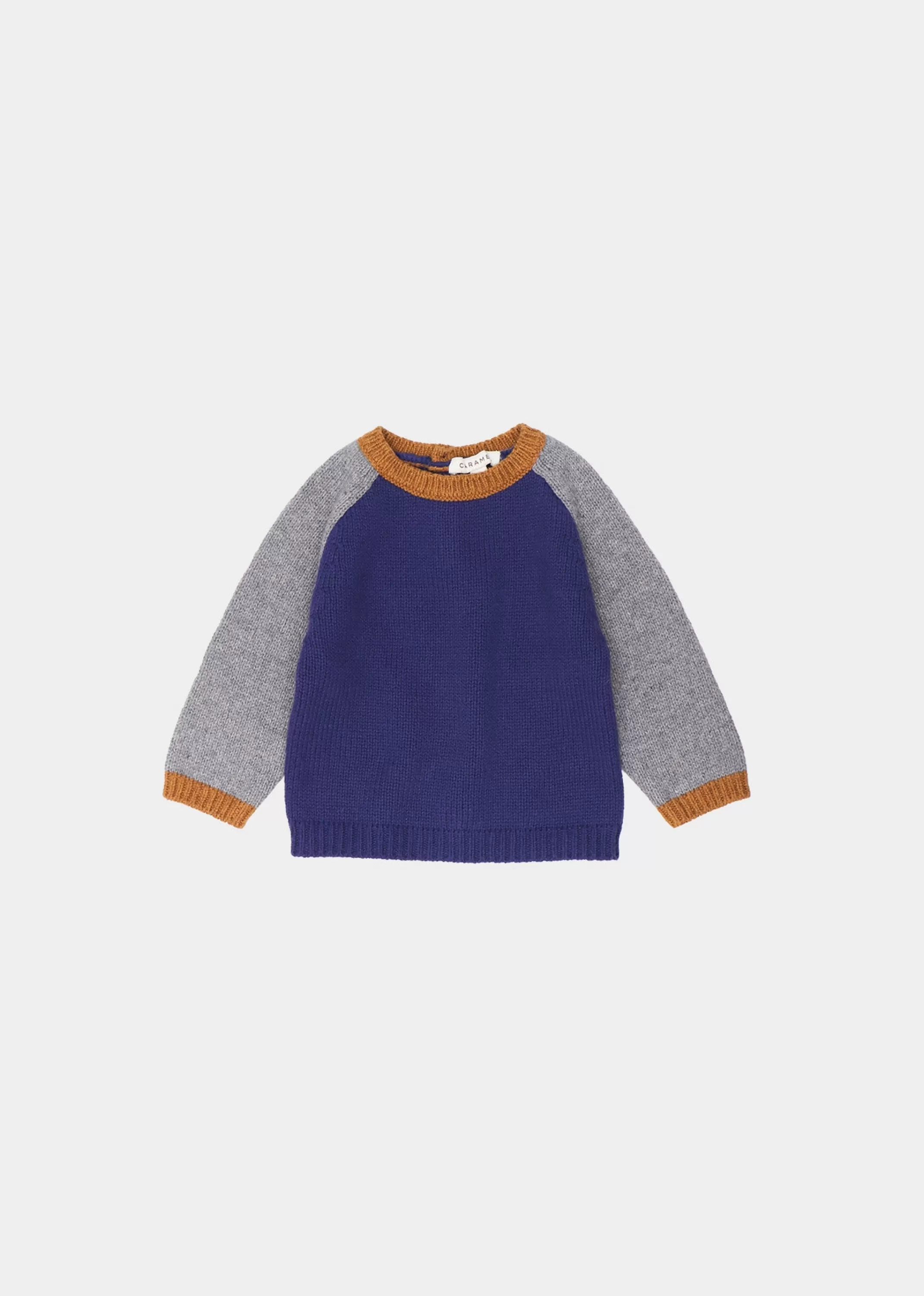 Tops-CARAMEL Poa Baby Jumper Royal Blue