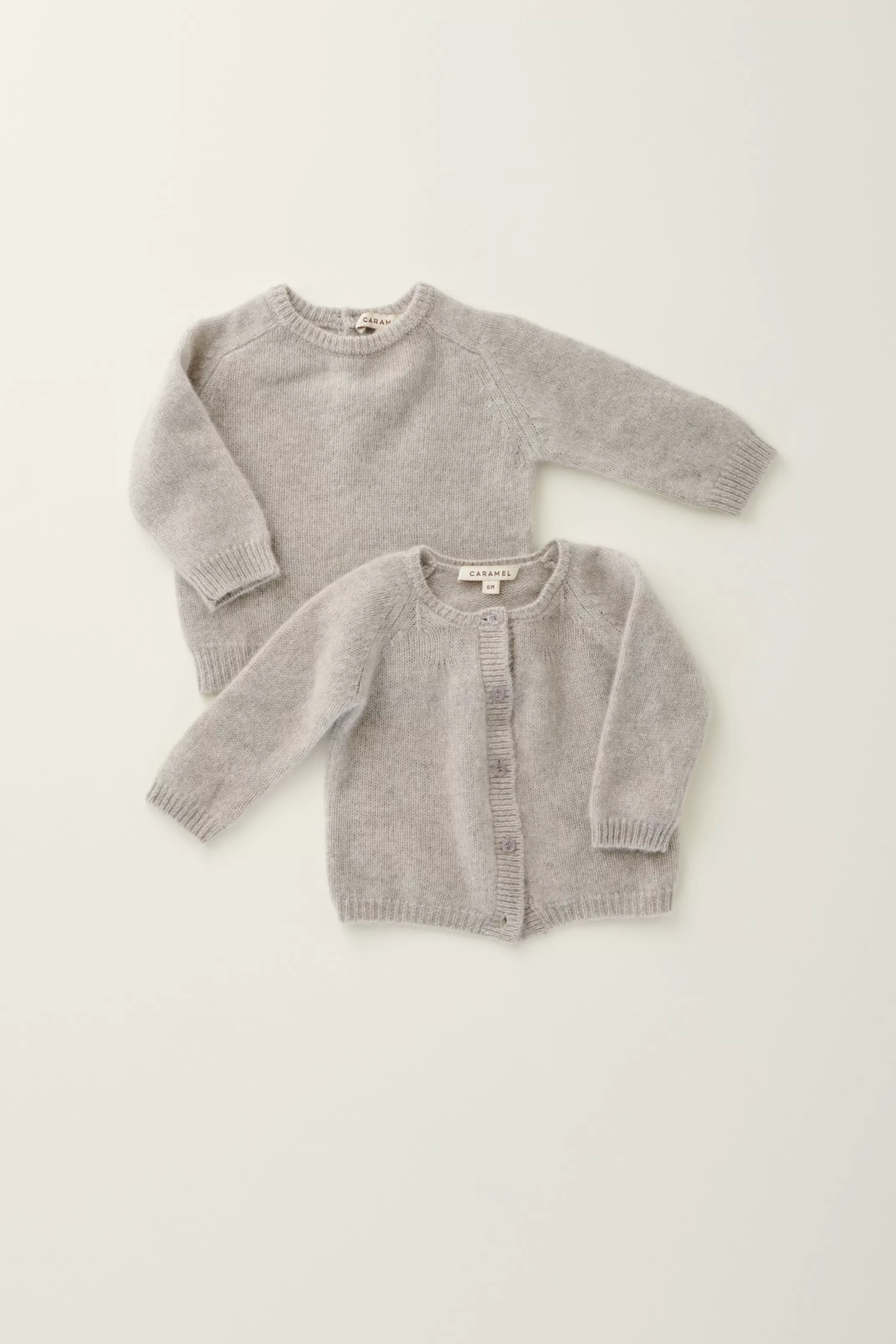 Tops-CARAMEL Poa Baby Jumper Stone